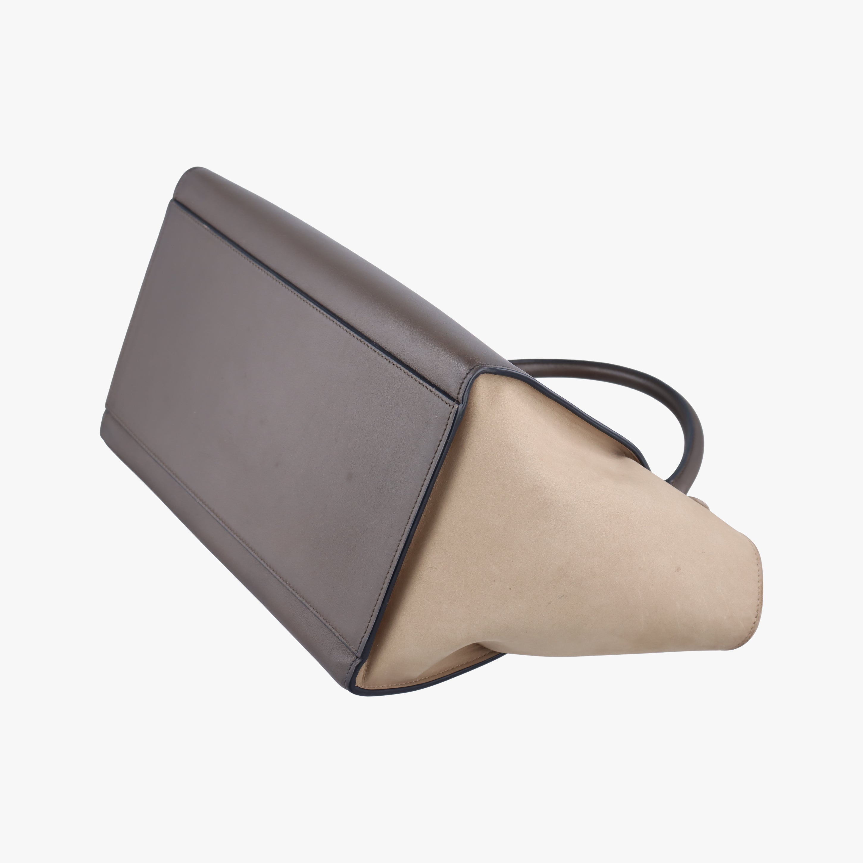 TRAPEZE beige×Grey Leather x suede S-CU-3194トラペーズミディアム ベージュ×グレー レザー×スエード S-CU-3194