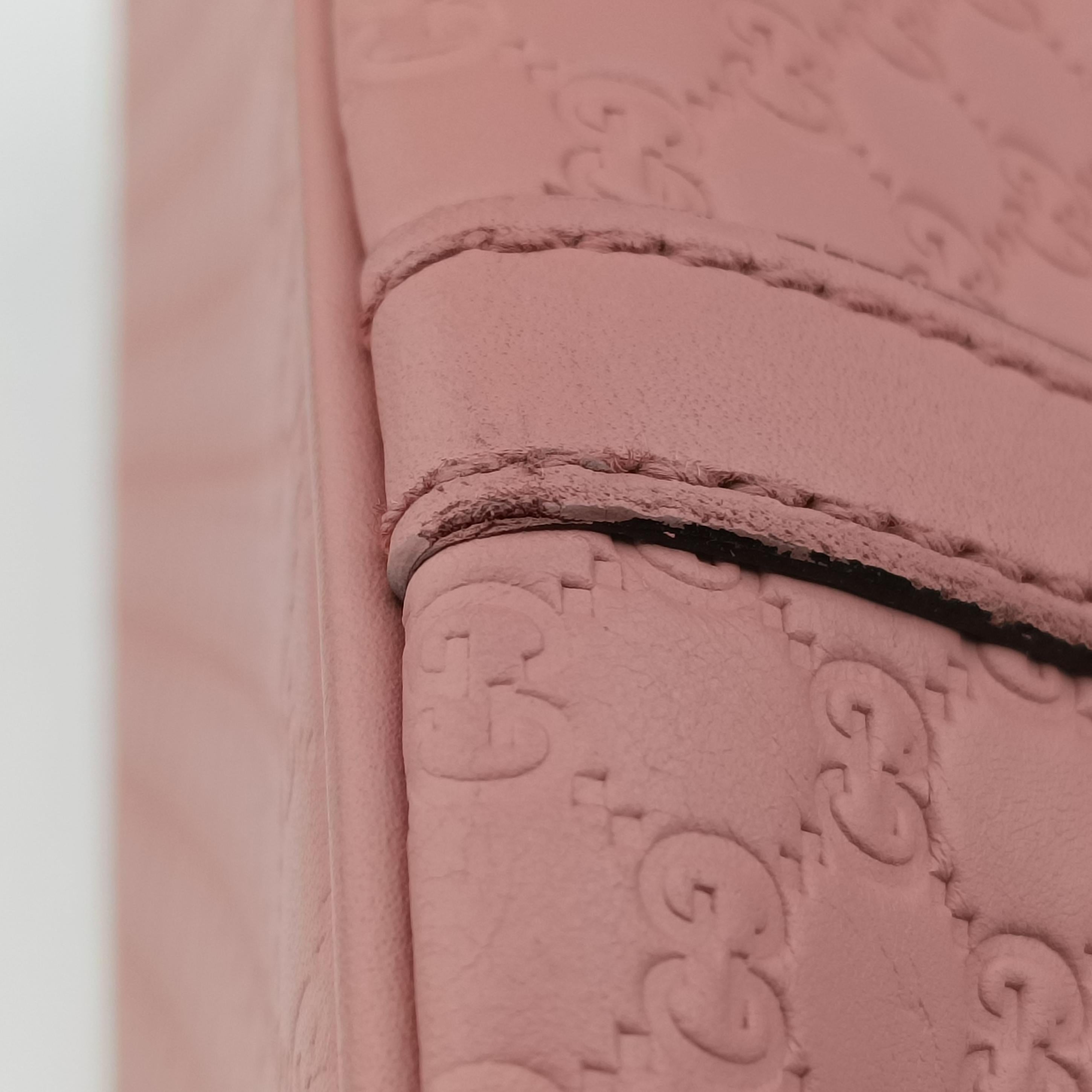 Microguccissima Pink Leather 449654 A024831727マイクログッチシマ ピンク レザー 449654 A024831727