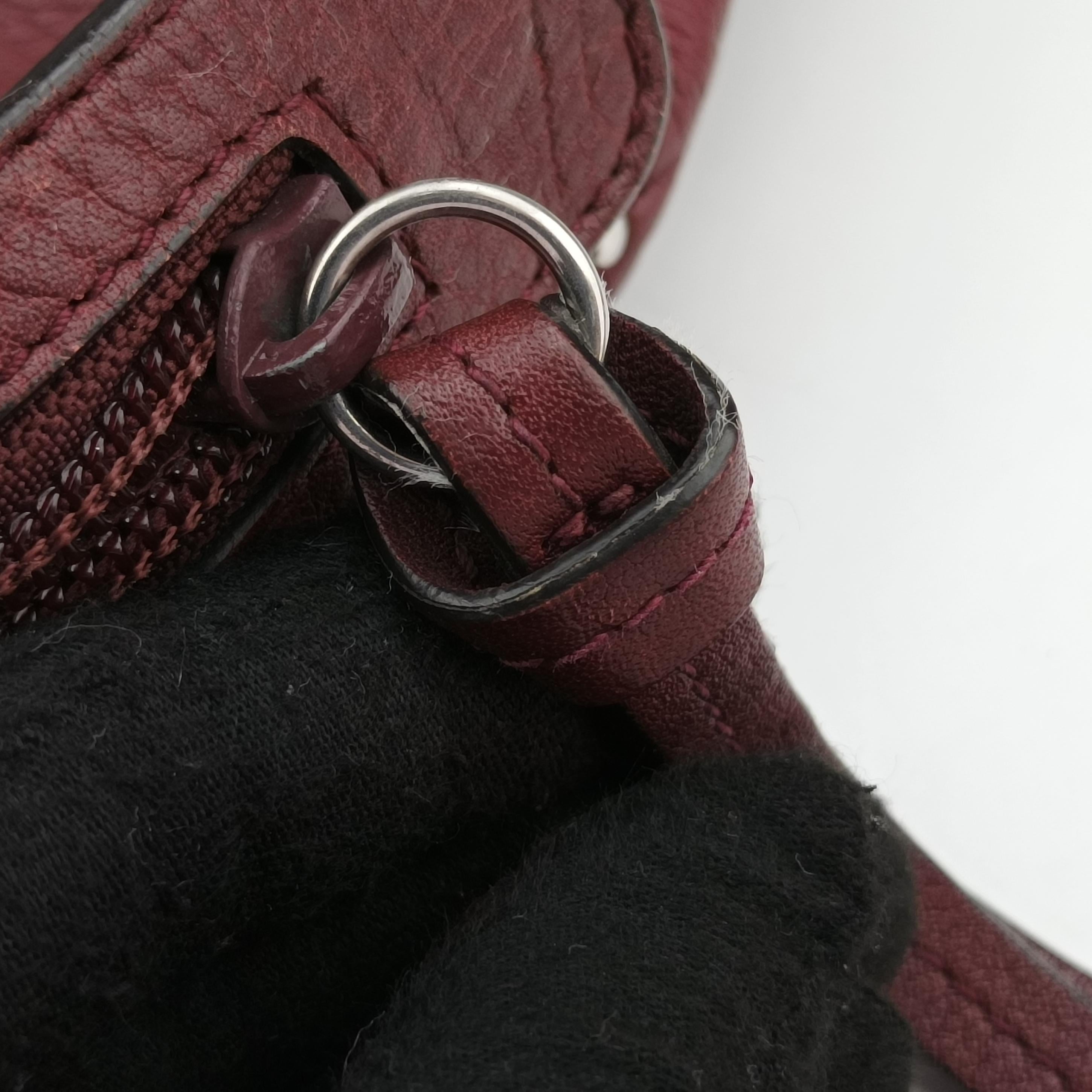 Guccissima Tender Bamboo Bar Burgundy Leather 355773 I016116205グッチッシマ テンダー バンブーバー ワインレッド レザー 355773 I016116205