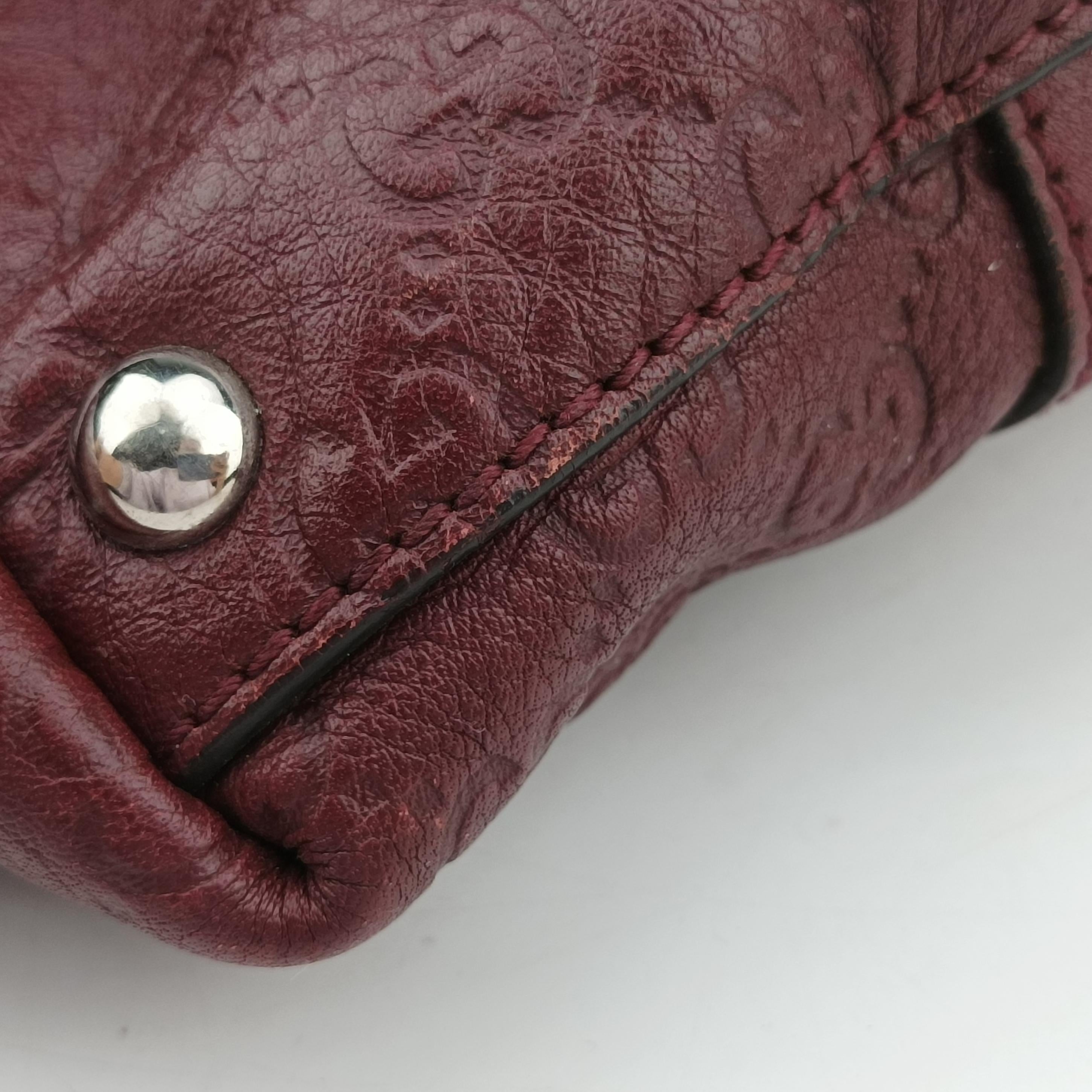 Guccissima Tender Bamboo Bar Burgundy Leather 355773 I016116205グッチッシマ テンダー バンブーバー ワインレッド レザー 355773 I016116205