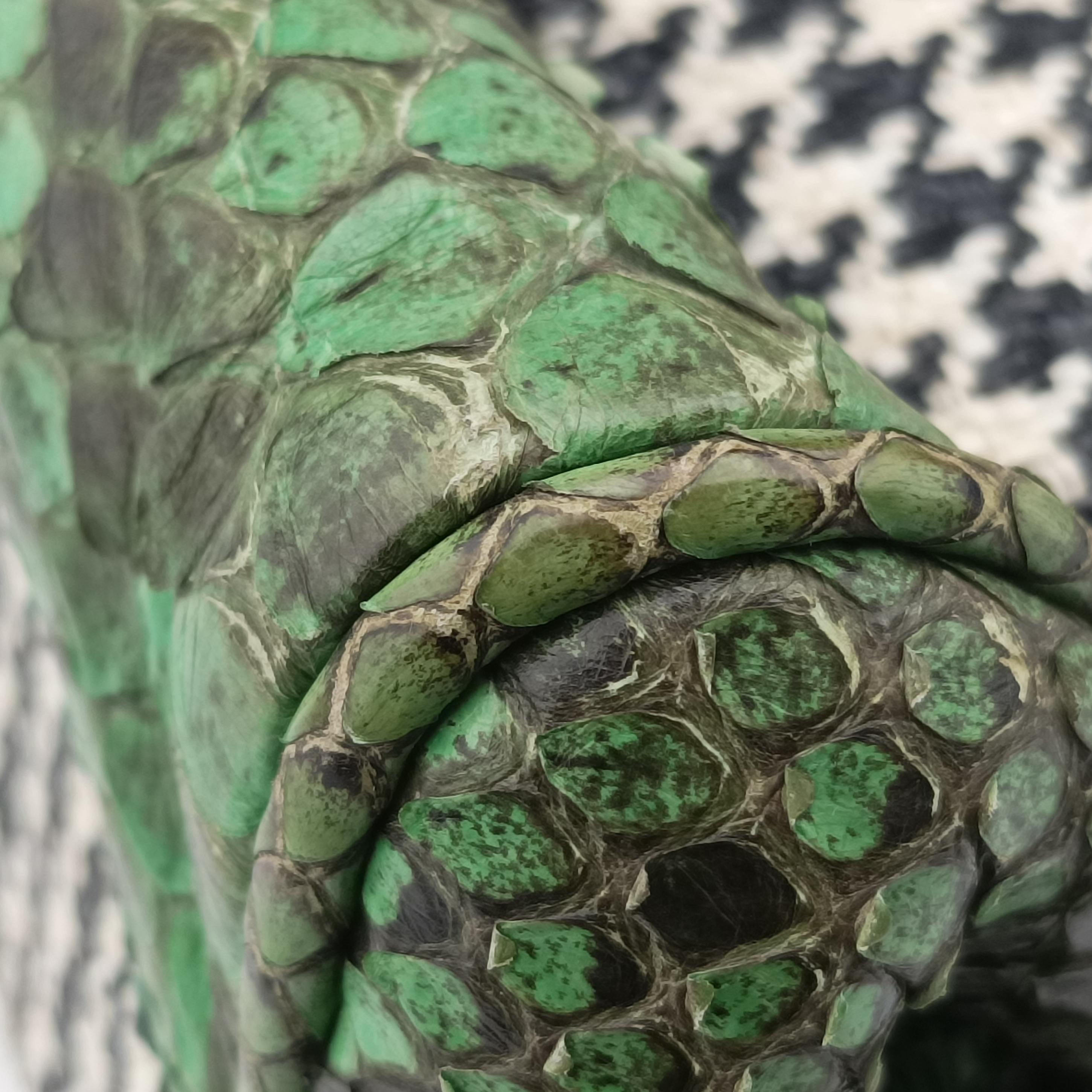 SICILY Multicolour Leather x Canvas × Snakeskin シシリー マルチカラー レザー×キャンバス× スネークスキン