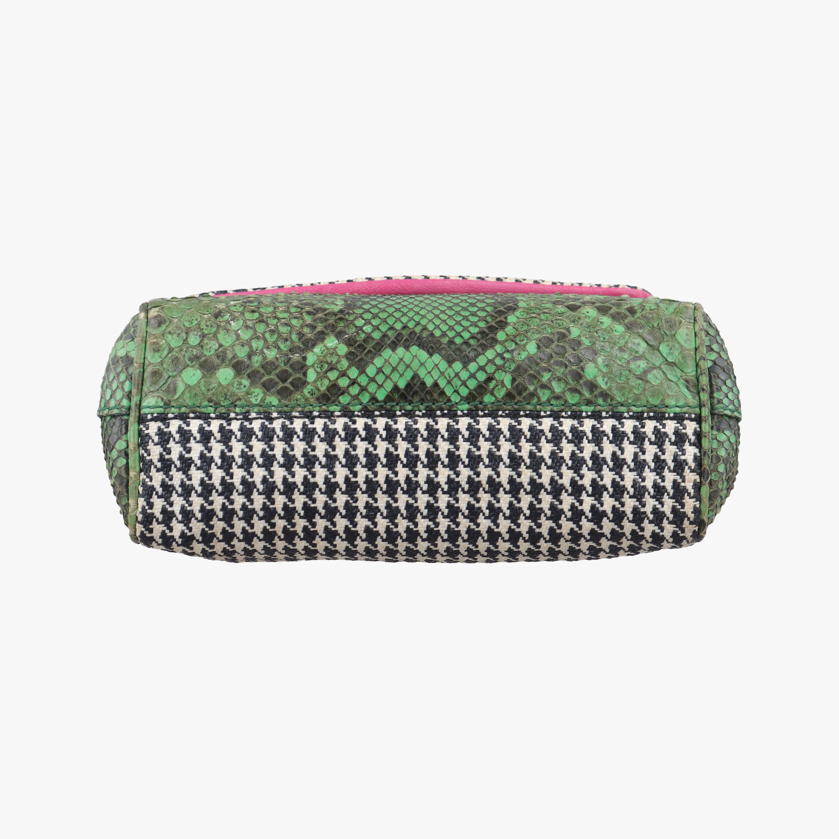 SICILY Multicolour Leather x Canvas × Snakeskin シシリー マルチカラー レザー×キャンバス× スネークスキン