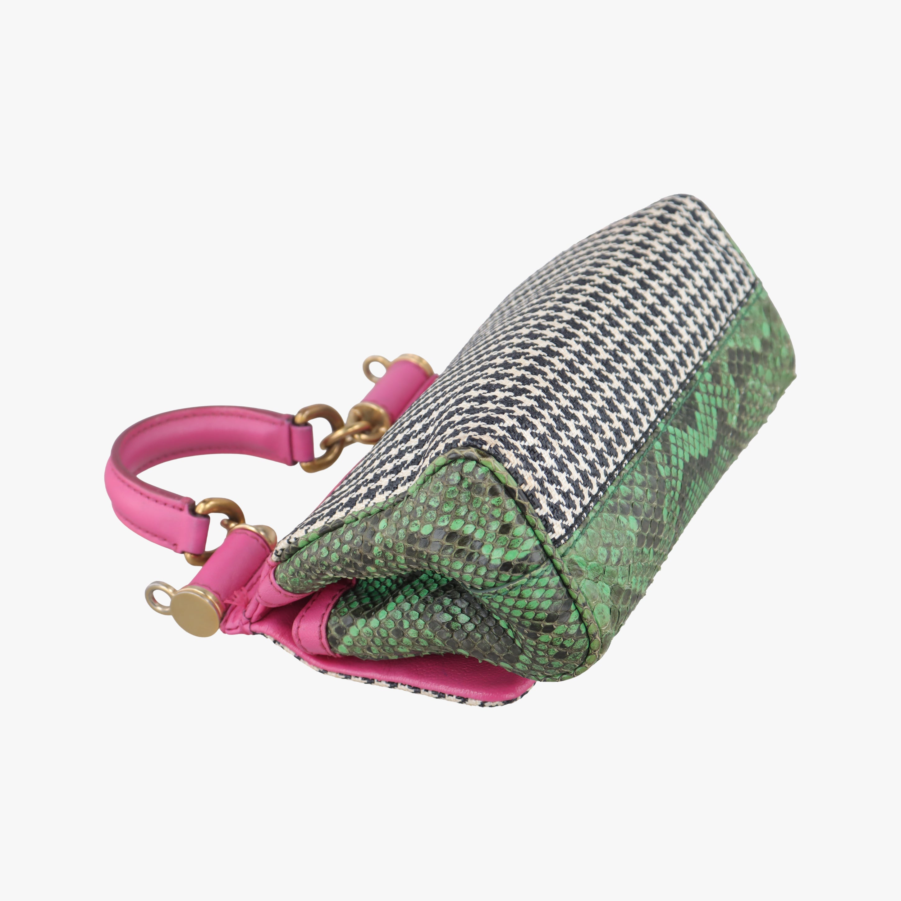 SICILY Multicolour Leather x Canvas × Snakeskin シシリー マルチカラー レザー×キャンバス× スネークスキン