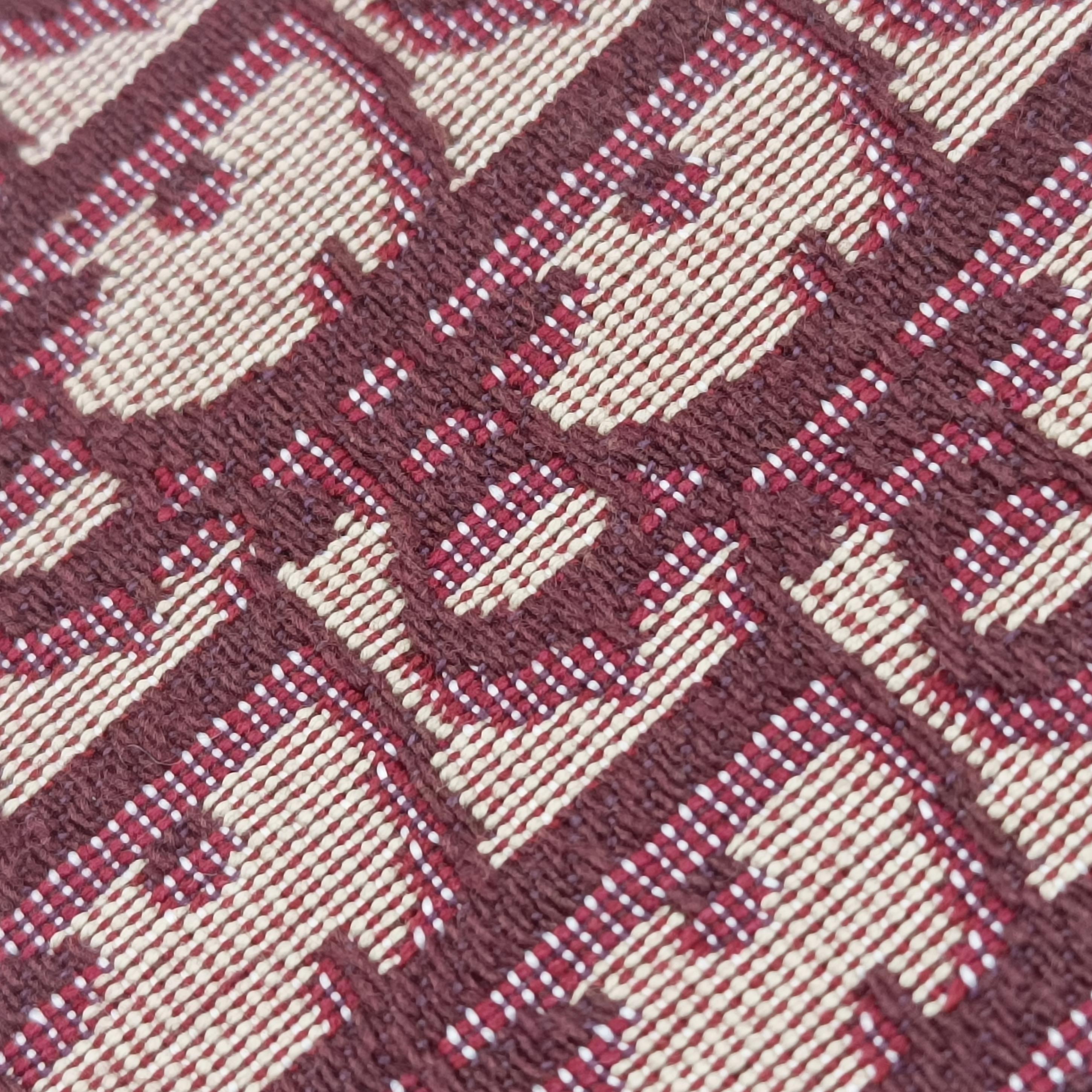 saddle Red×beige Jacquard 12-MA-0149サドル レッド×ベージュ ジャガード 12-MA-0149