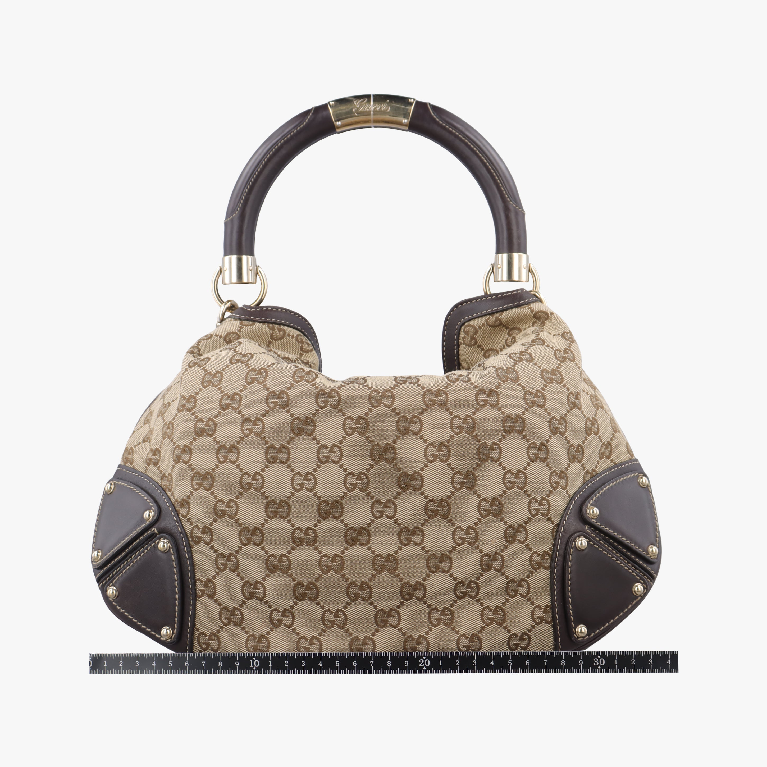 Indy Babouska Brown canvas x leather 185566 C3187085インディ ブラウン キャンバス×レザー 185566 C3187085