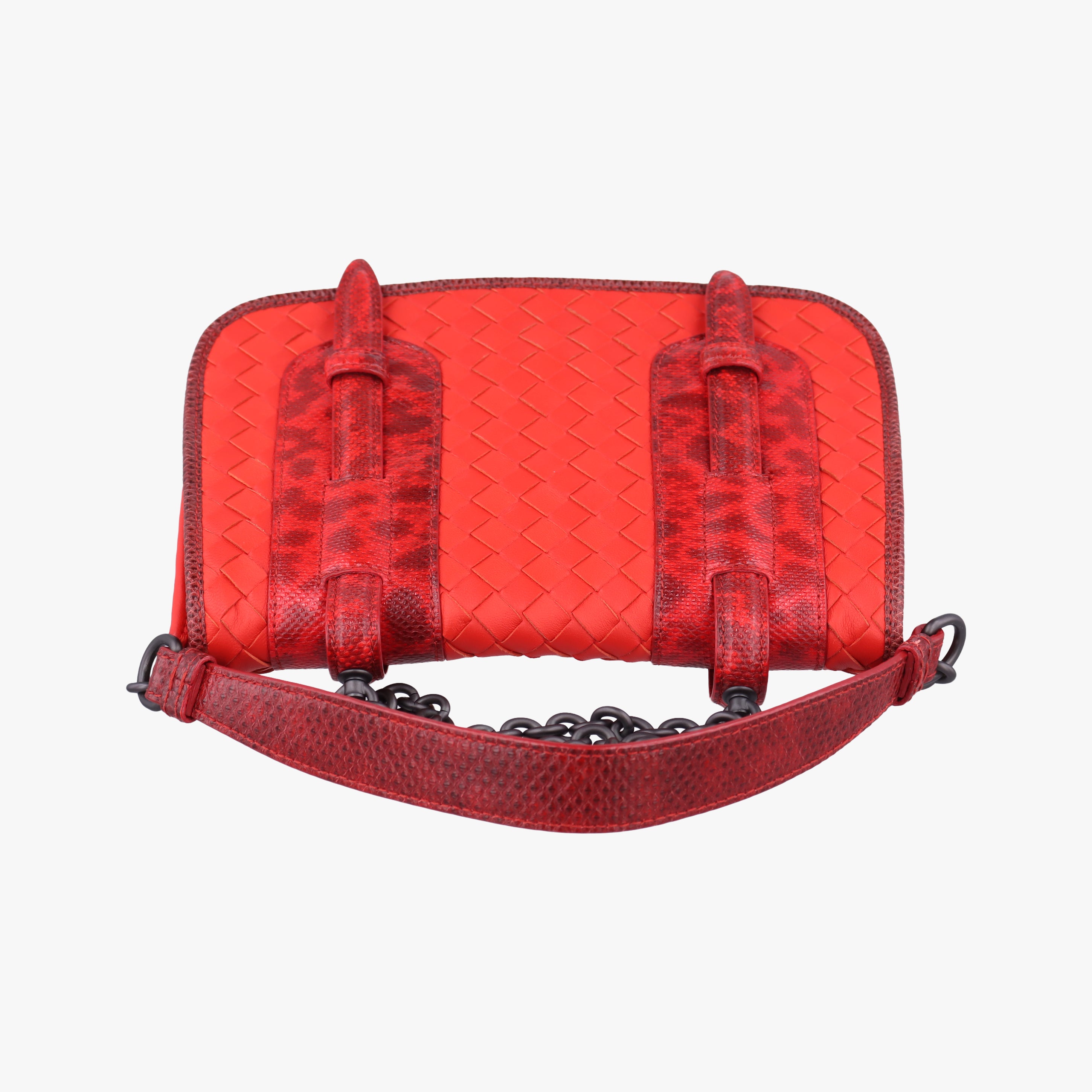 Intrecciato Red lambskin B05326392Wイントレチャート レッド ラムスキン B05326392W