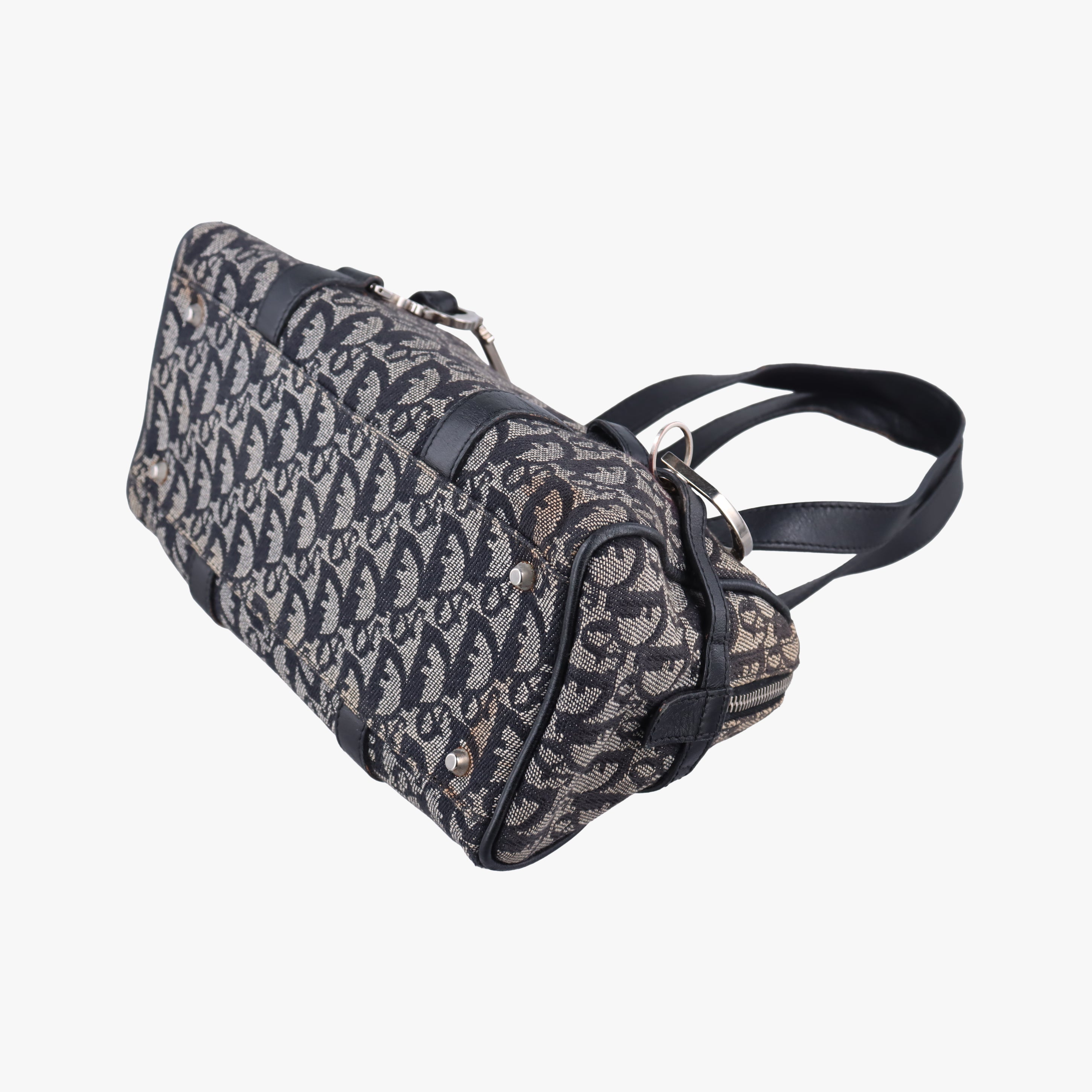 Trotter beige×navy Jacquard BO E 0044トロッター ベージュ×ネイビー ジャガード BO E 0044