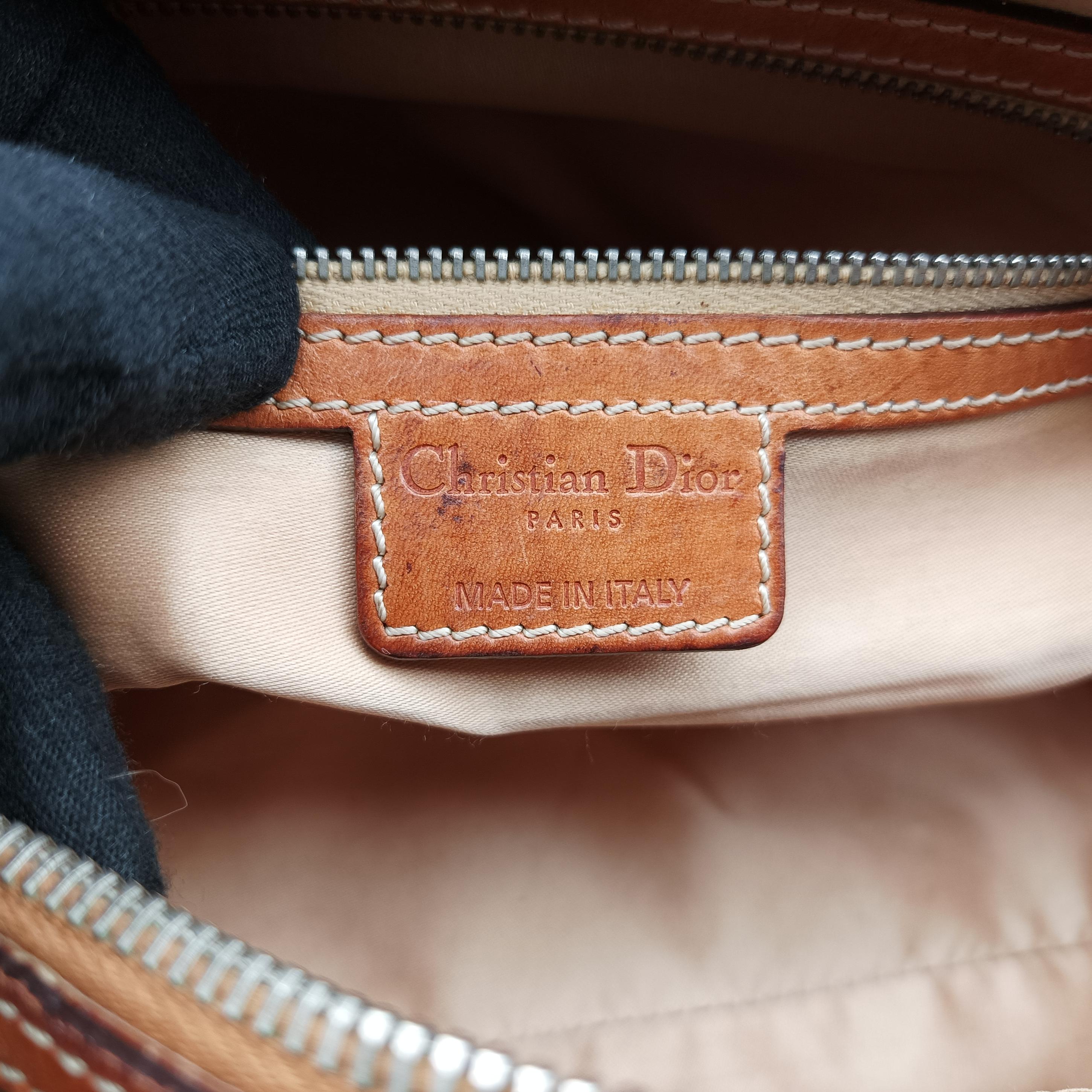 Trotter Romantique Mini Bow Brown×Multicolour PVC coated canvas×Leather 07-BO-0076ロマンティックトロッターミニボウ ブラウン×マルチカラー PVCコーティングキャンバス×レザー 07-BO-0076