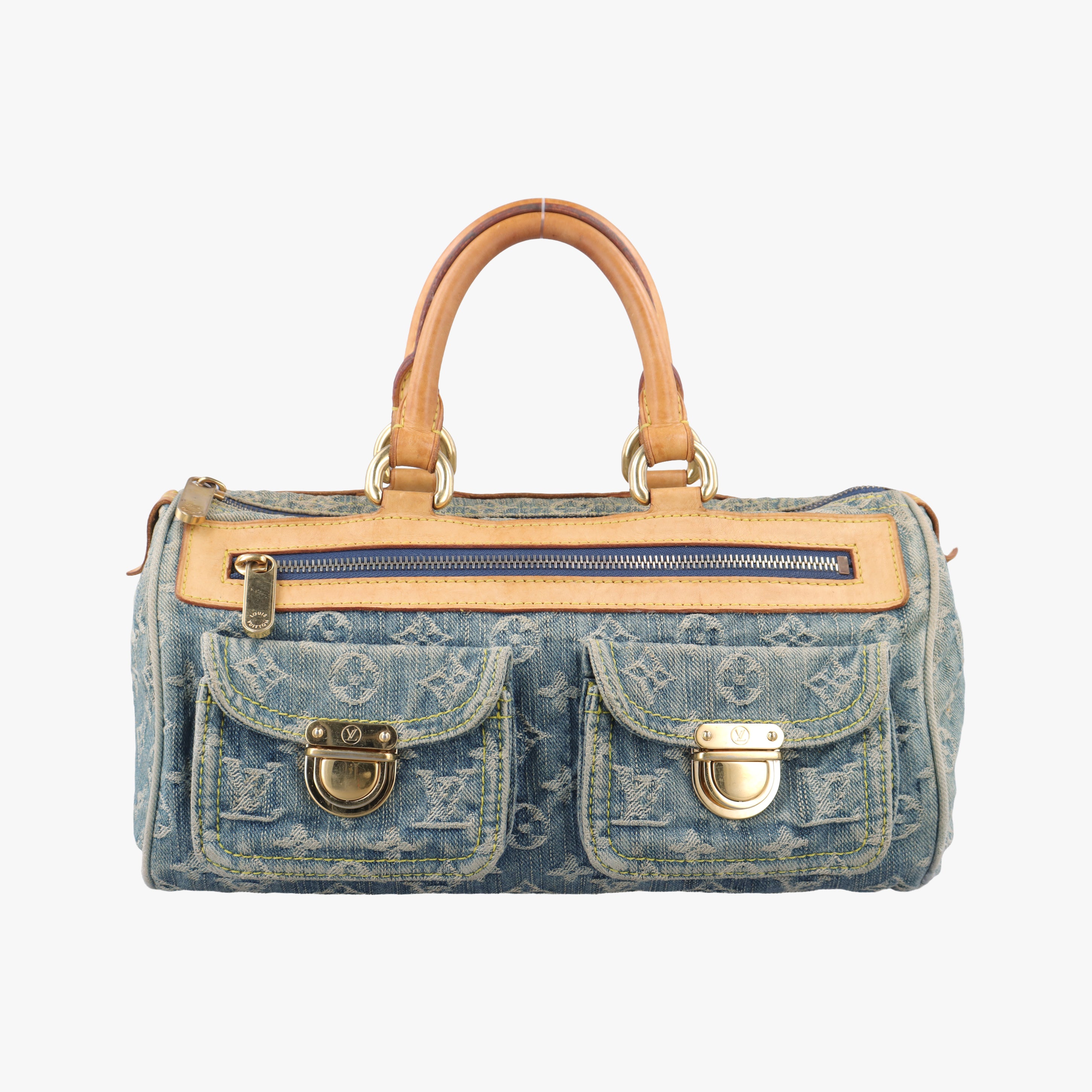 Neo Speedy Blue Monogram Denim M95019 SP0056ネオスピーディ ブルー モノグラム デニム M95019 SP0056