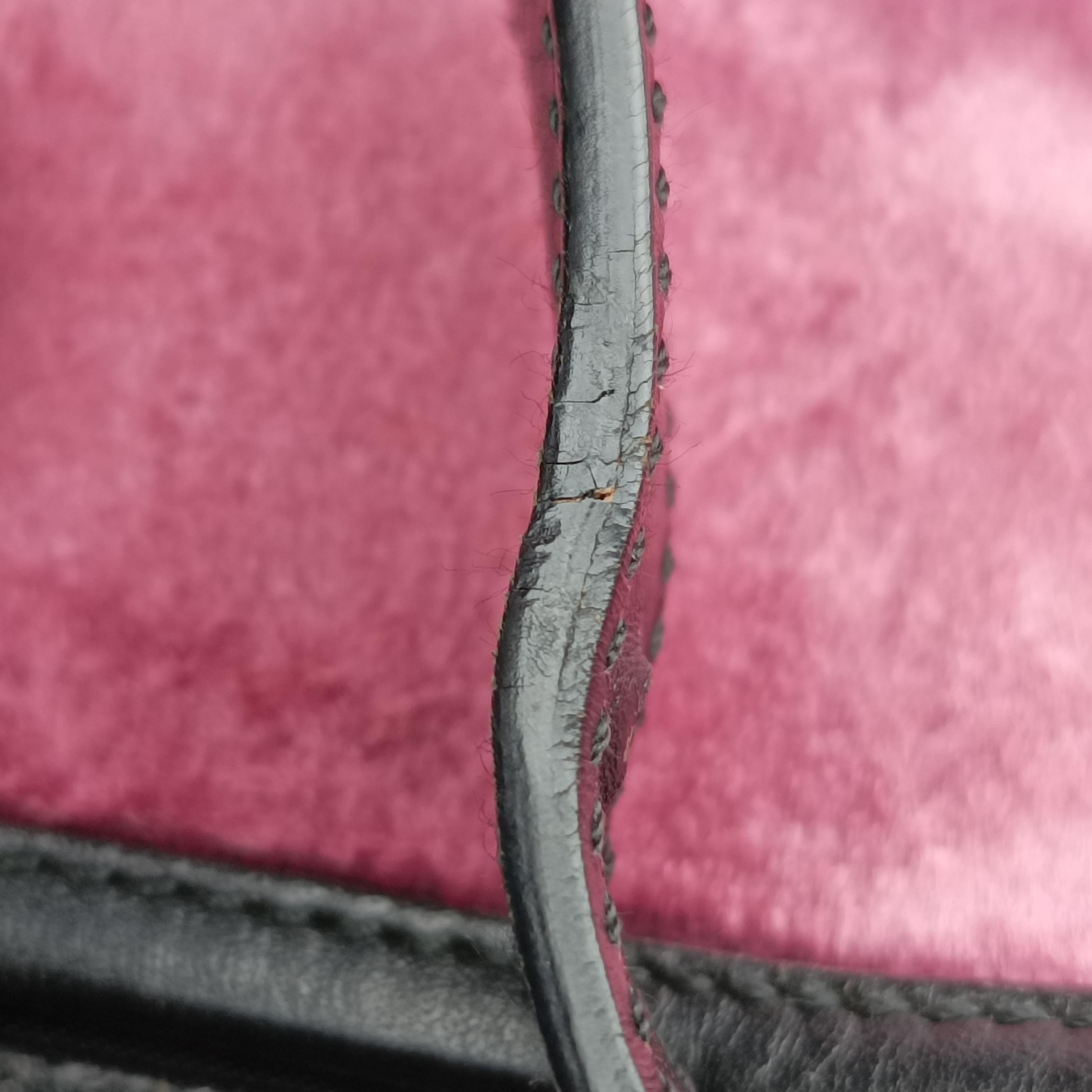 Jackie Pink×Black Velor x leather 001.33 ジャッキー ピンク×ブラック ベロア×レザー 001.33