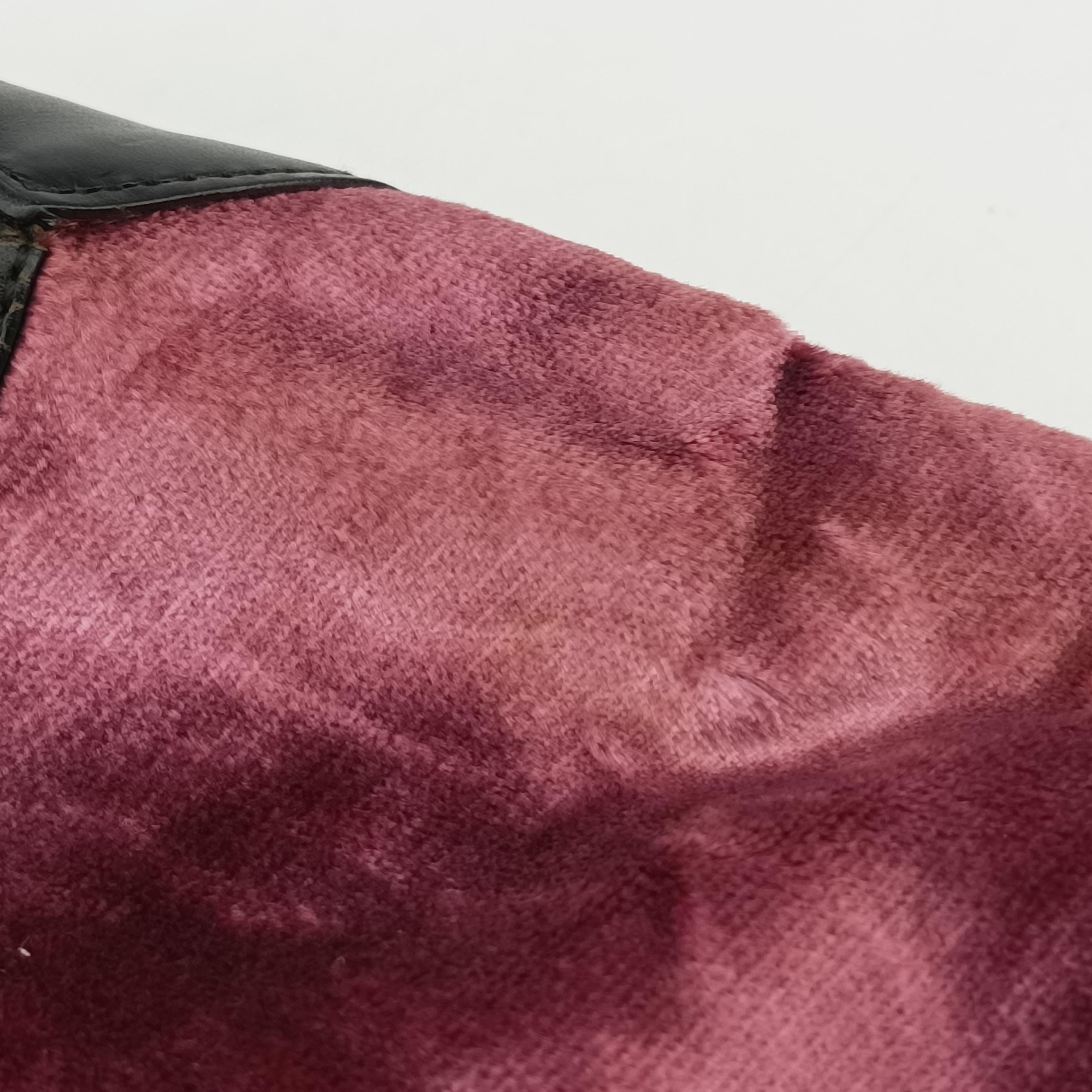 Jackie Pink×Black Velor x leather 001.33 ジャッキー ピンク×ブラック ベロア×レザー 001.33