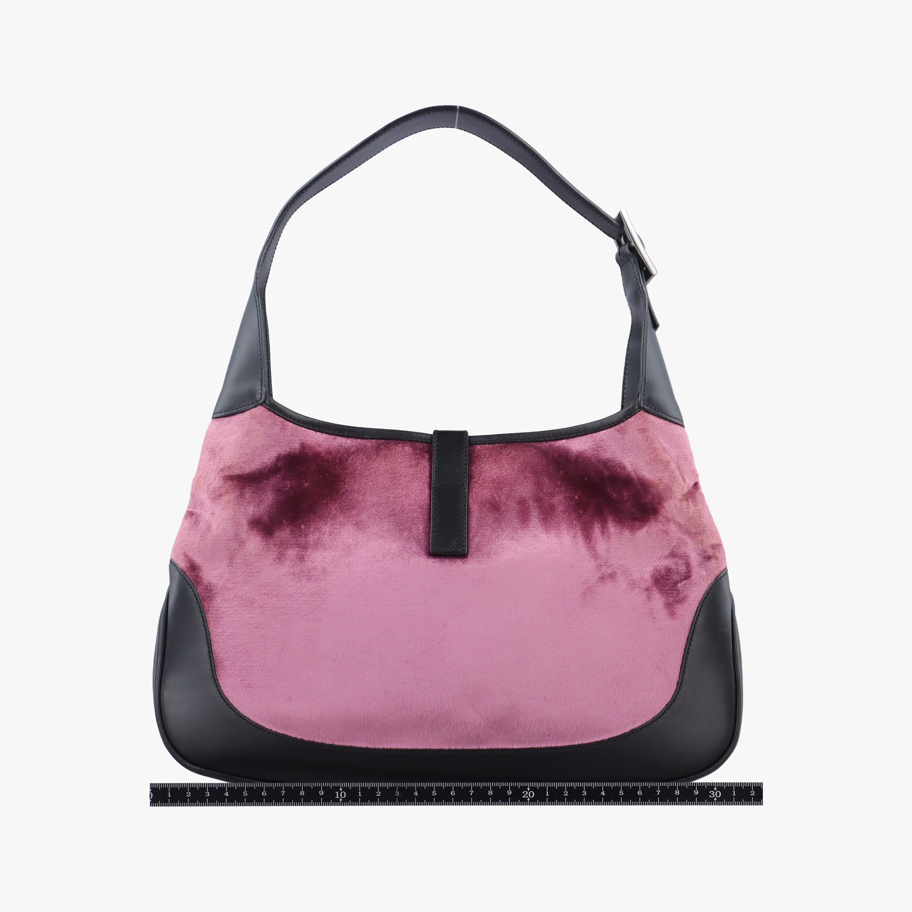 Jackie Pink×Black Velor x leather 001.33 ジャッキー ピンク×ブラック ベロア×レザー 001.33