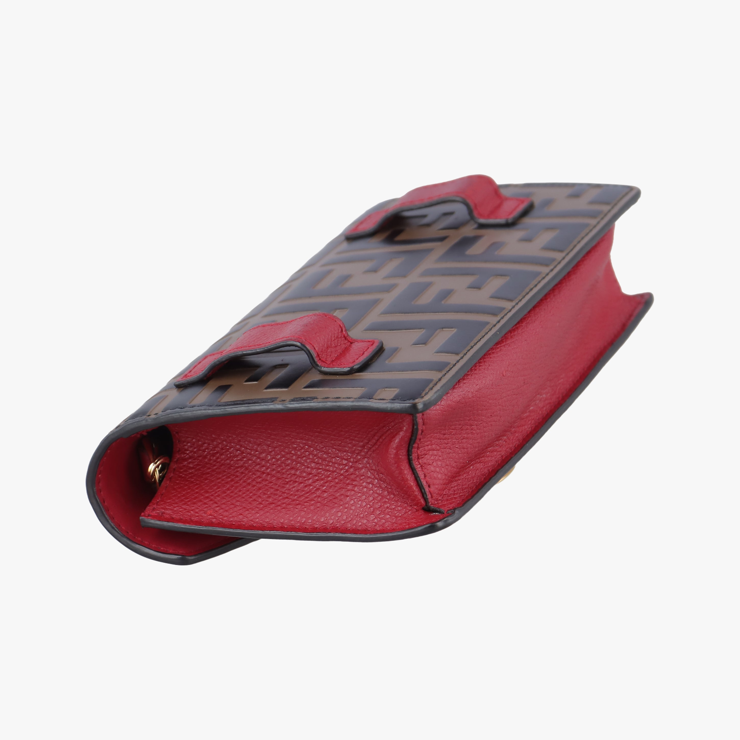 F is Brown×red Leather 8BM005 8BM005-A6CB 198-8210エフ イズ ブラウン×レッド レザー 8BM005 8BM005-A6CB 198-8210