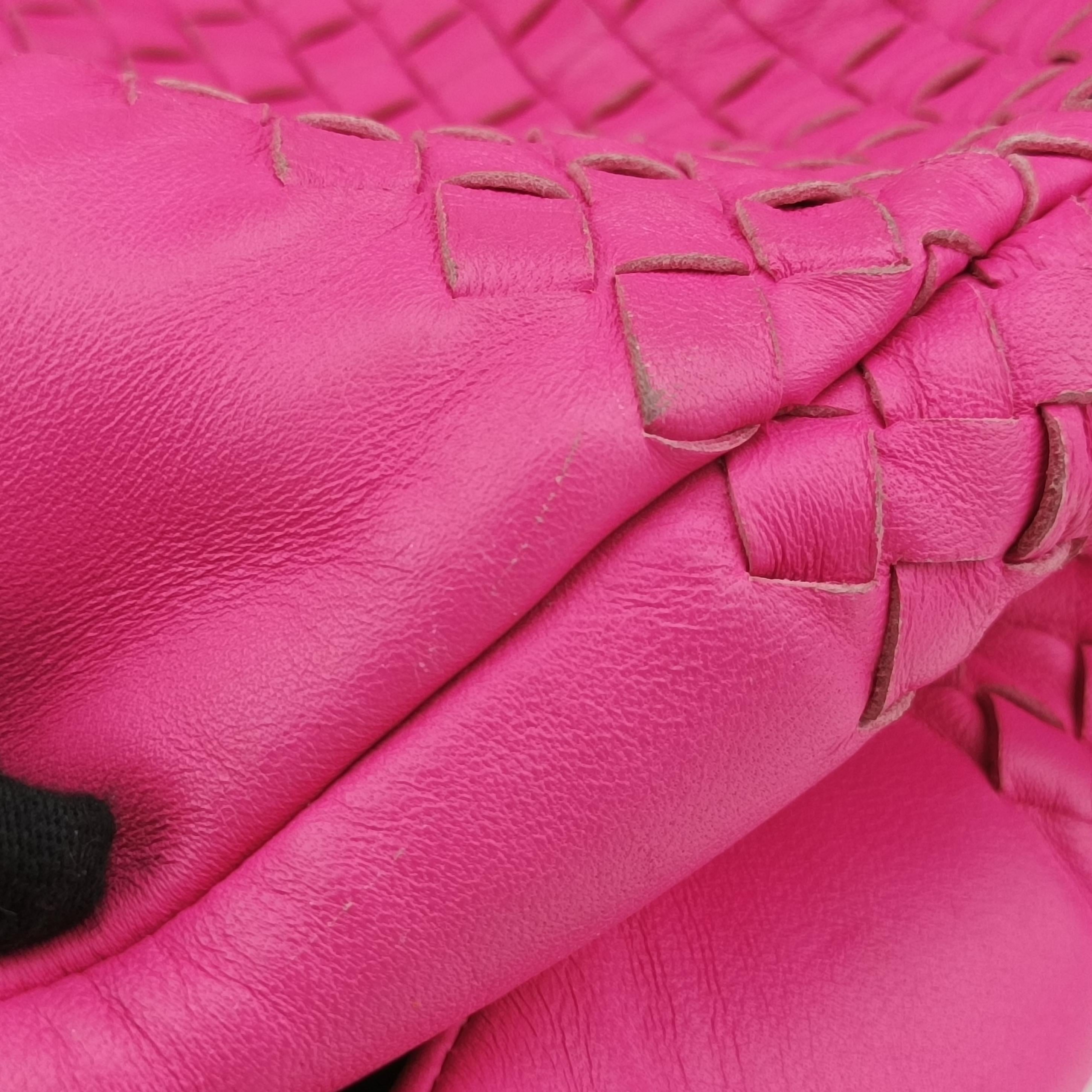 CAMPANA Intrecciato Pink lambskin B02147392Zカンパーナ イントレチャート ピンク ラムスキン B02147392Z