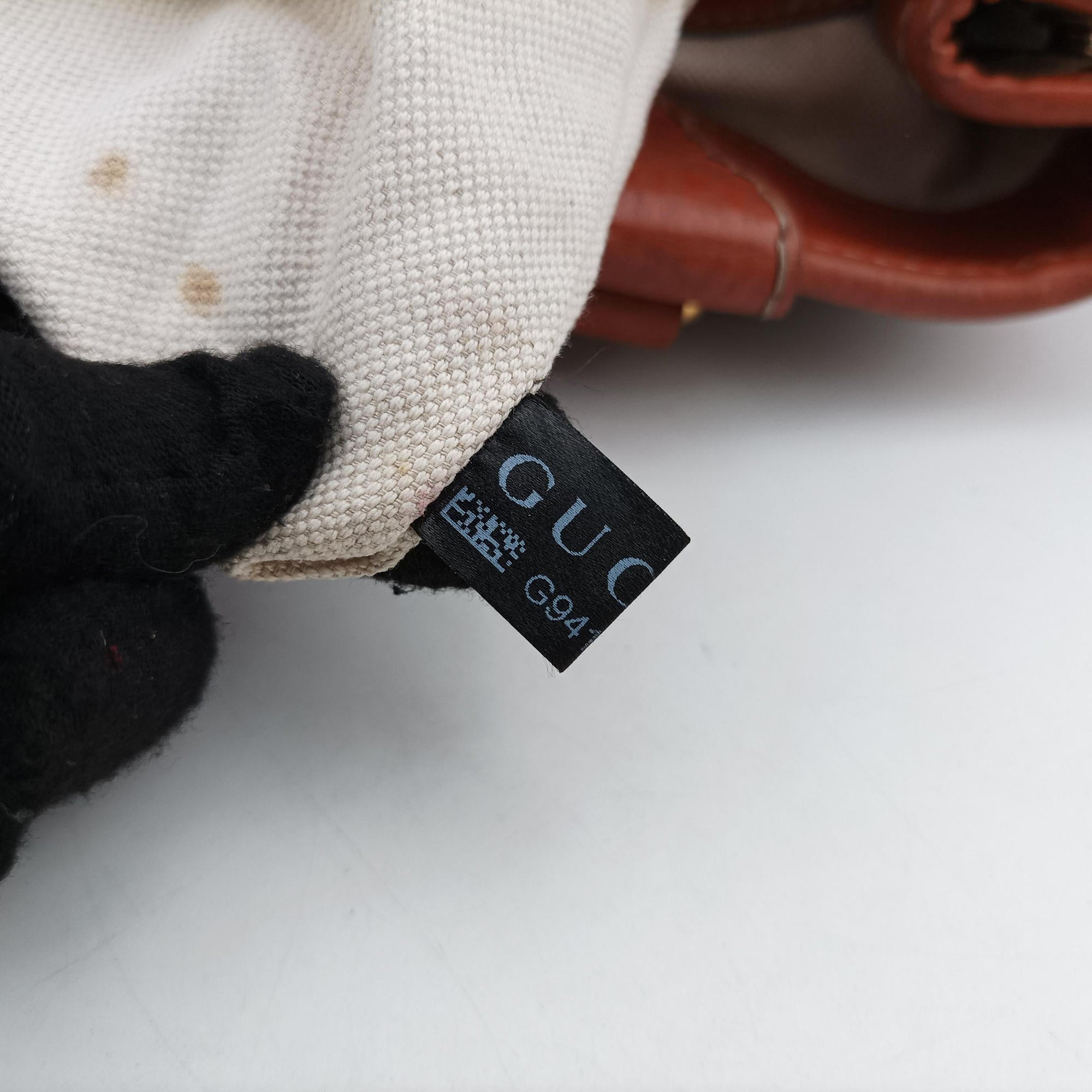 GG Running beige×orange Leather×canvas 247183 G9415111GGランニング ベージュ x オレンジ レザー×キャンバス 247183 G9415111