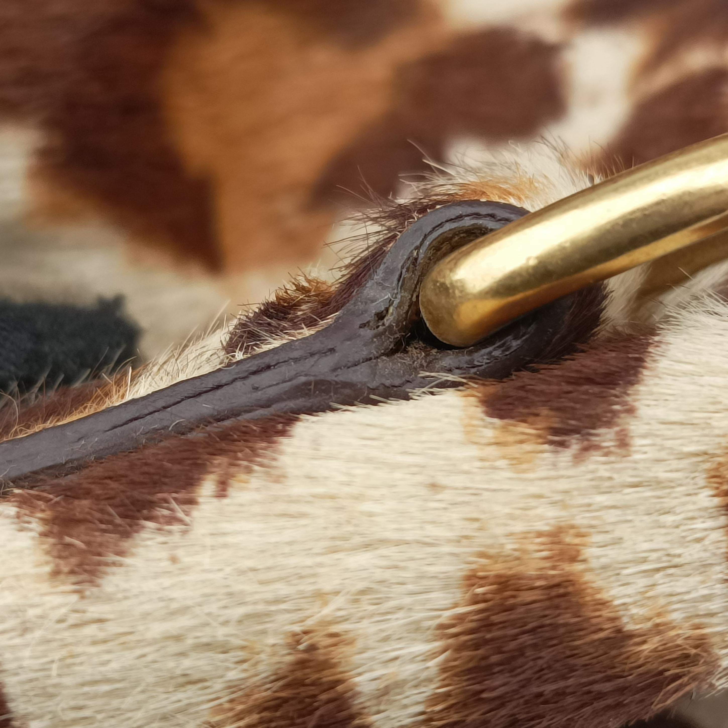 Leopard print Multicolour ponyhair 123ヒョウ柄レオバード マルチカラー ハラコ 123