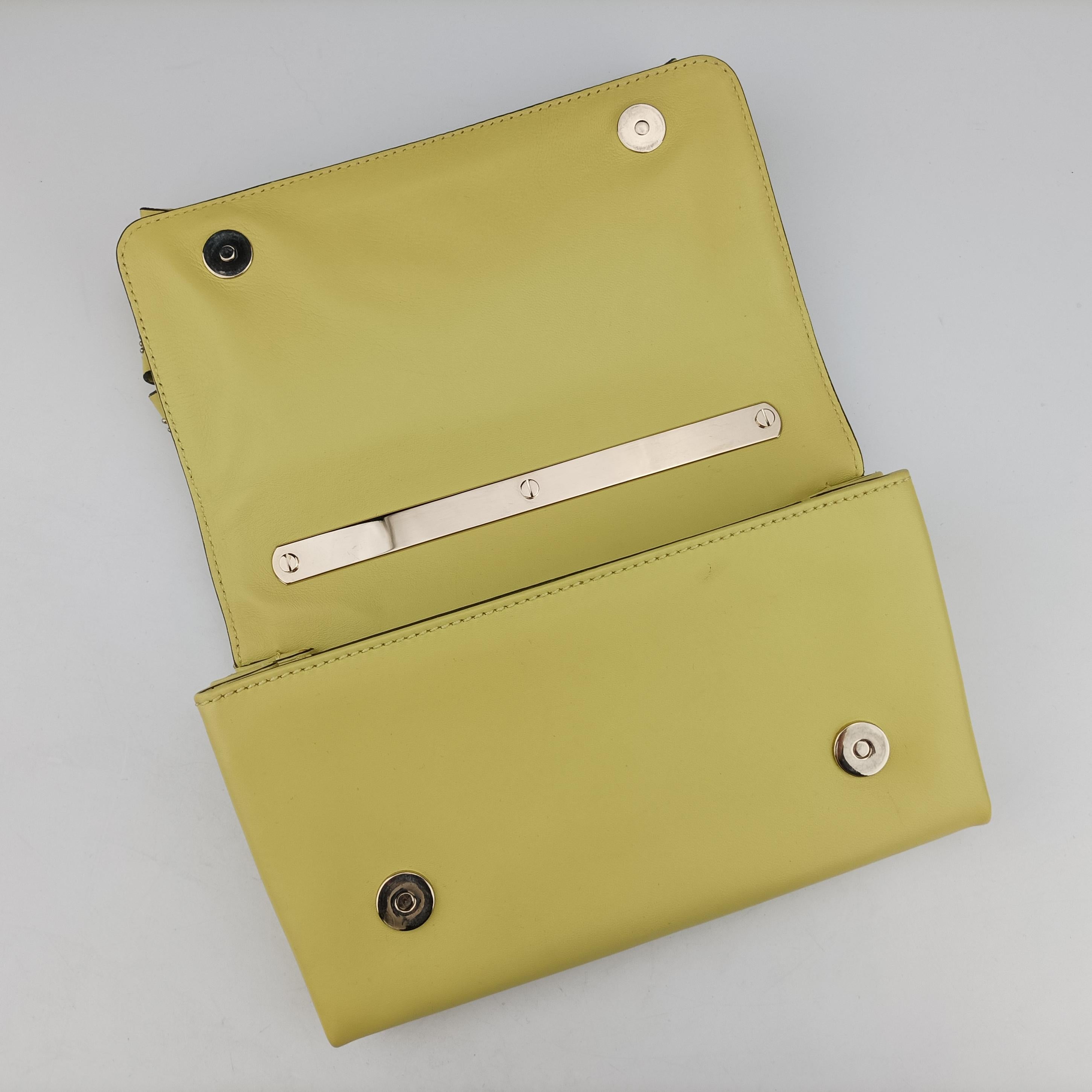 Bow Mini Flap Yellow Leather BGE208NG41ボウミニフラップ イエロー レザー BGE208NG41