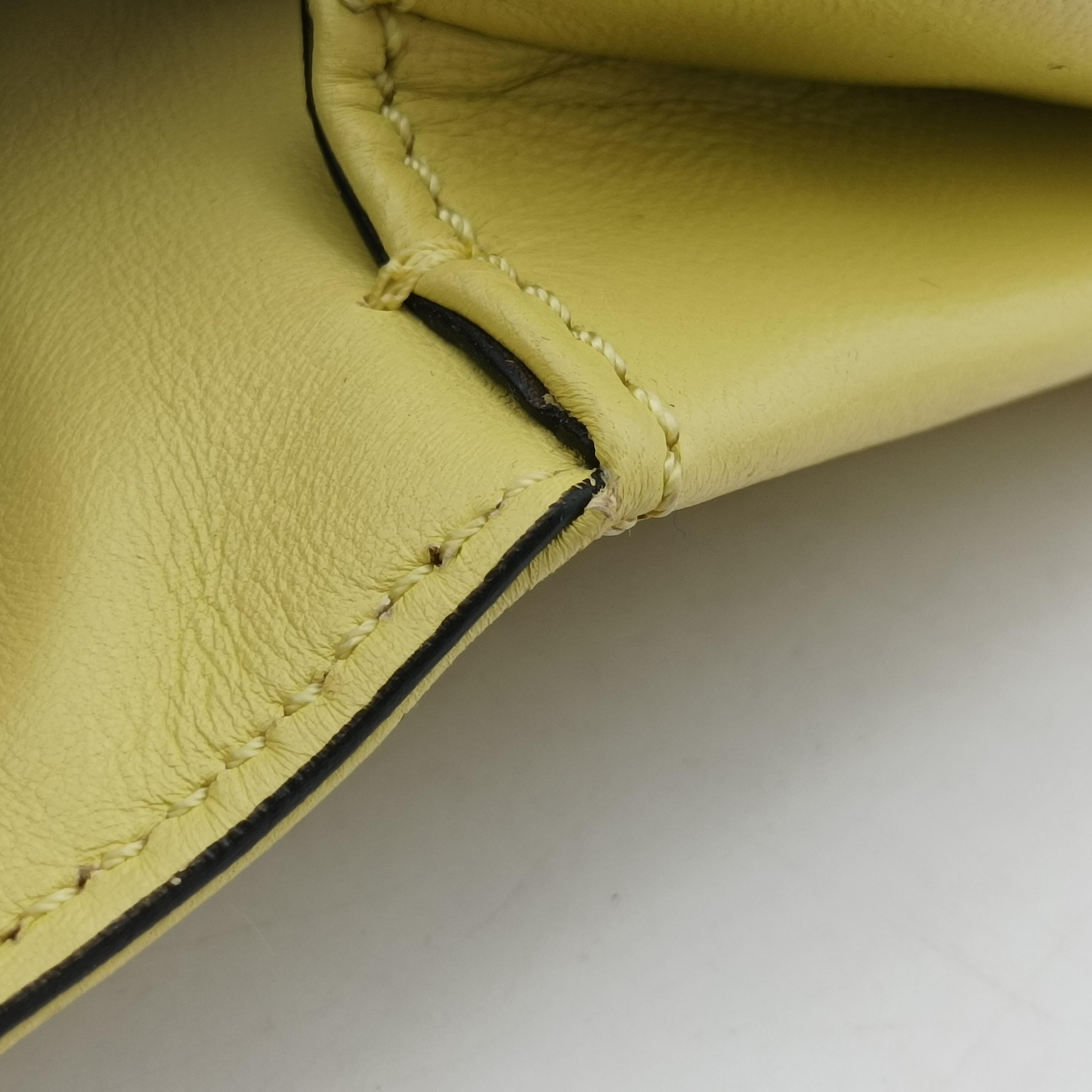 Bow Mini Flap Yellow Leather BGE208NG41ボウミニフラップ イエロー レザー BGE208NG41