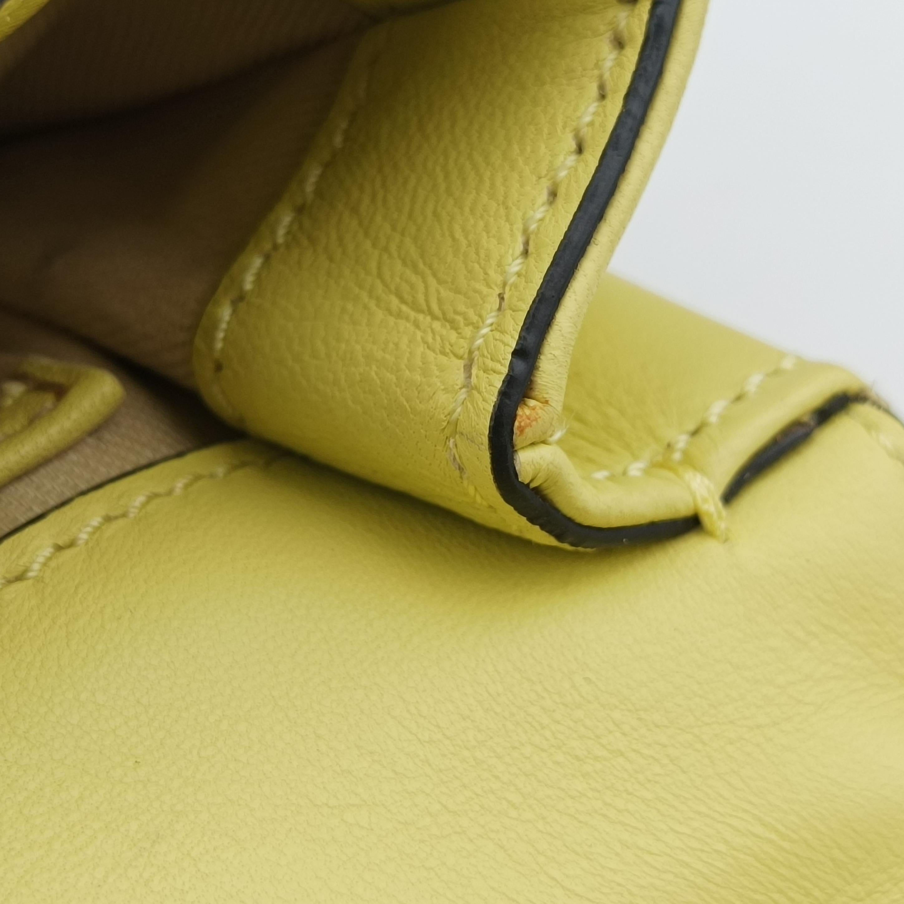 Bow Mini Flap Yellow Leather BGE208NG41ボウミニフラップ イエロー レザー BGE208NG41