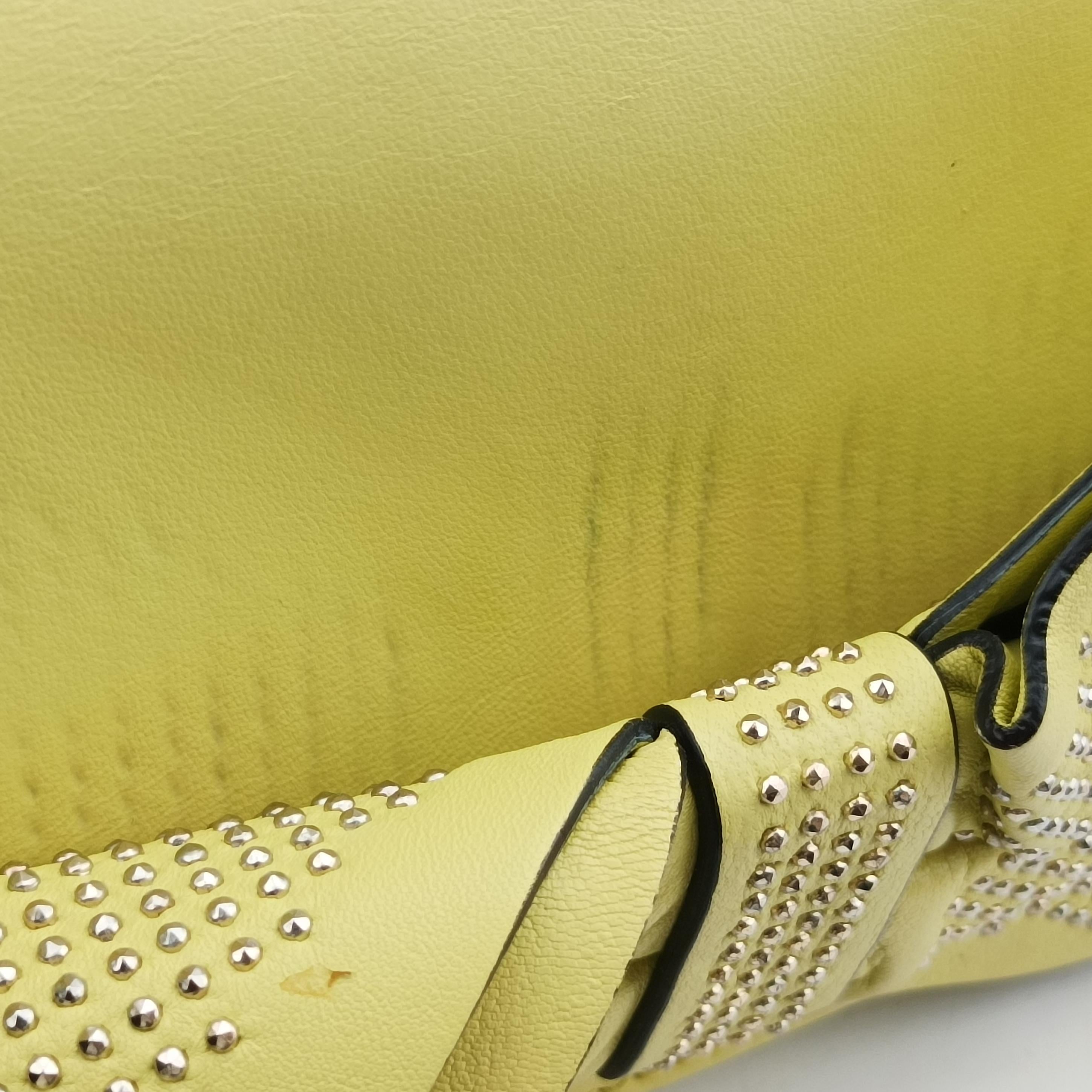 Bow Mini Flap Yellow Leather BGE208NG41ボウミニフラップ イエロー レザー BGE208NG41