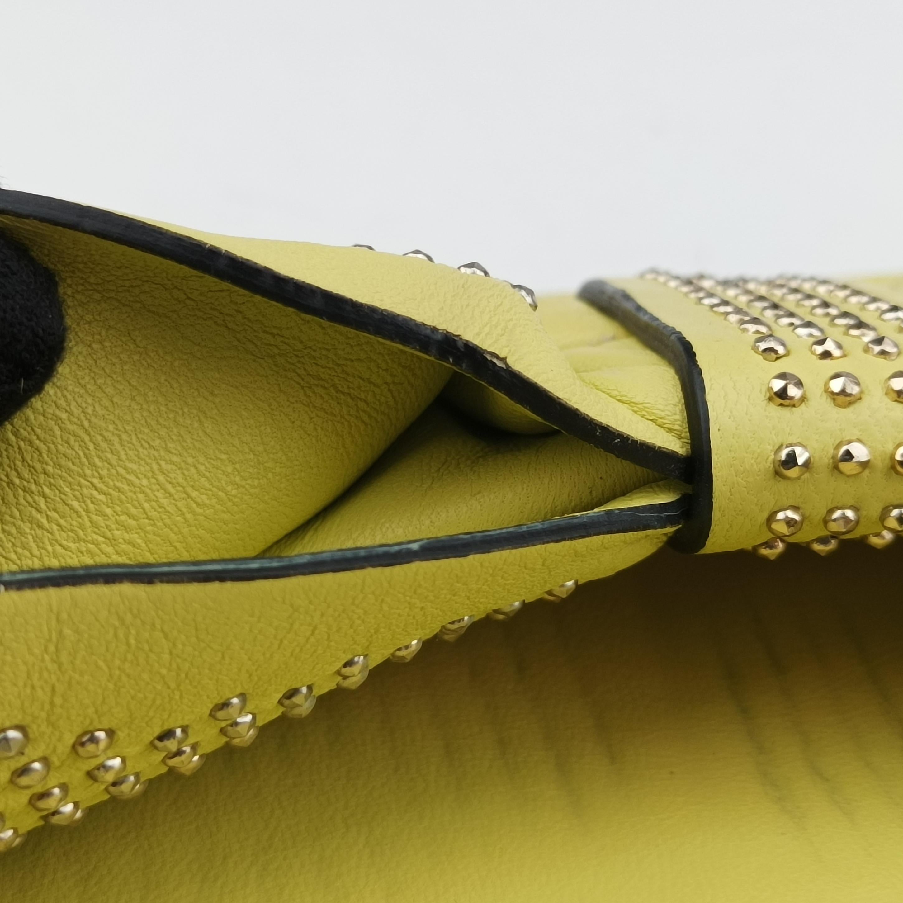 Bow Mini Flap Yellow Leather BGE208NG41ボウミニフラップ イエロー レザー BGE208NG41