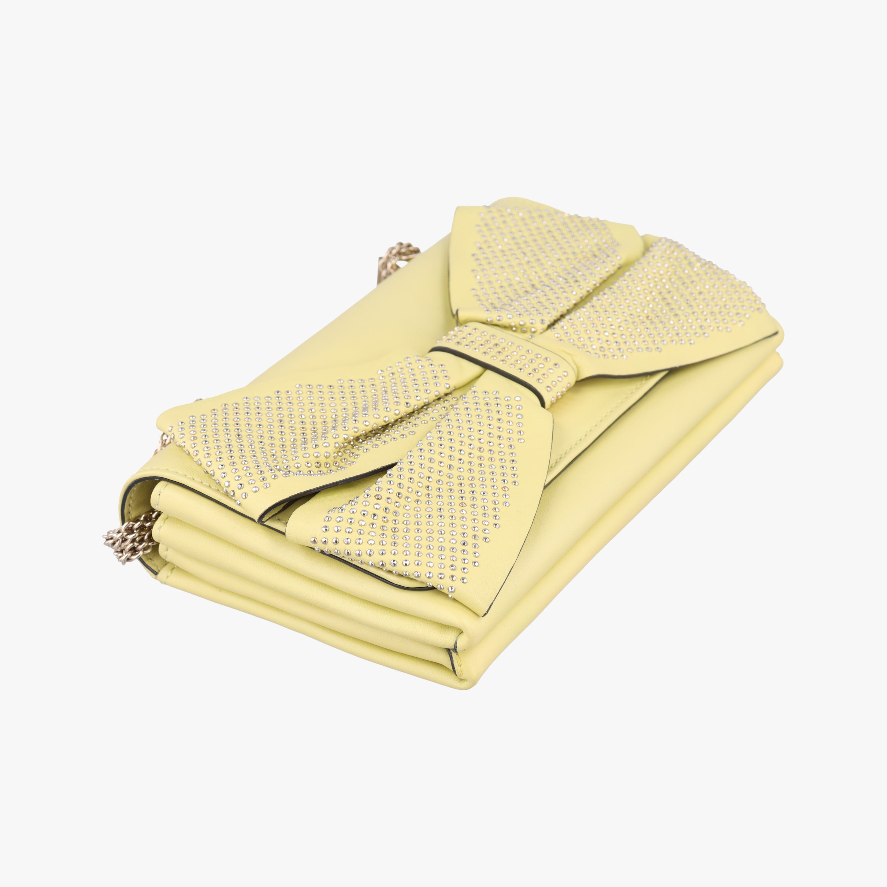 Bow Mini Flap Yellow Leather BGE208NG41ボウミニフラップ イエロー レザー BGE208NG41