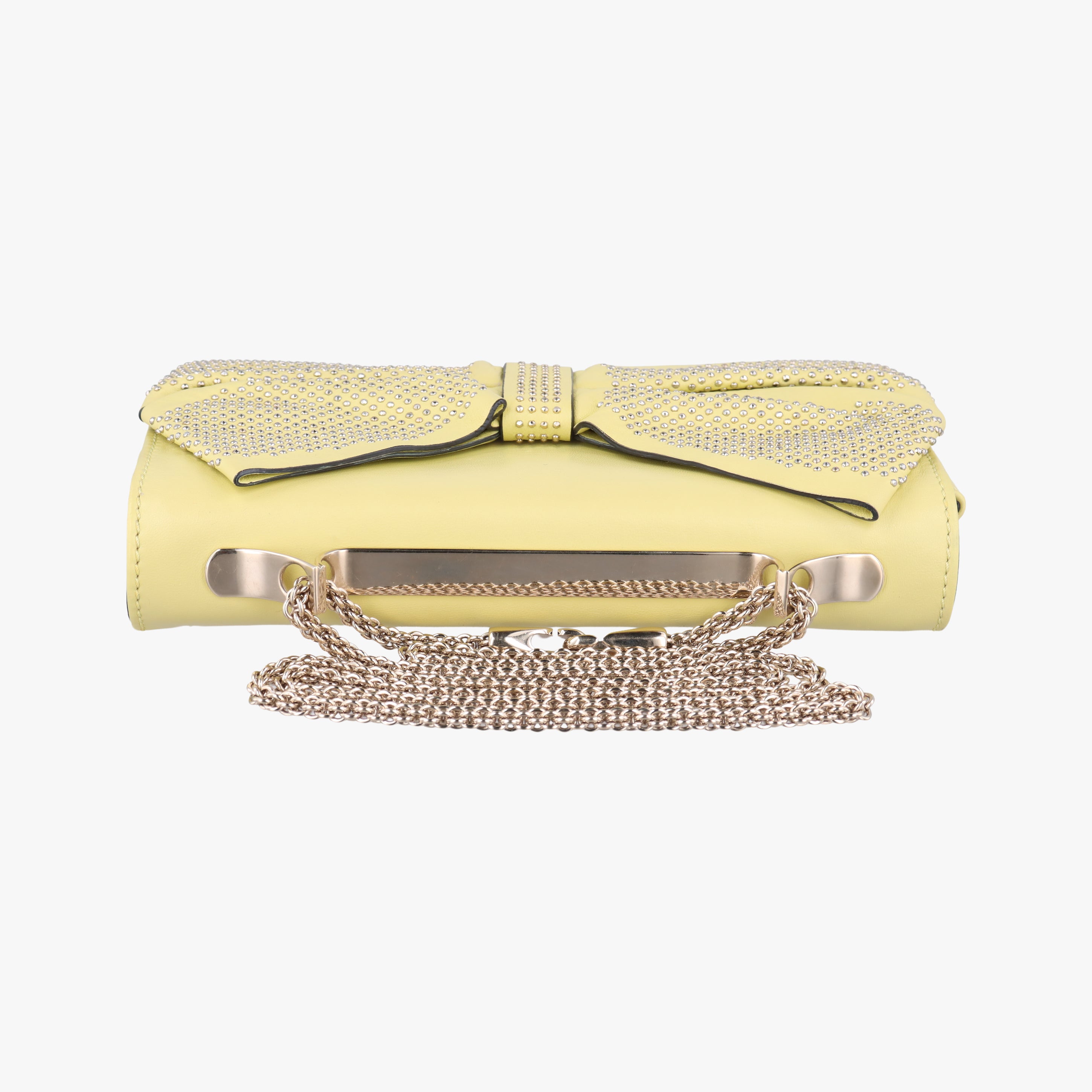 Bow Mini Flap Yellow Leather BGE208NG41ボウミニフラップ イエロー レザー BGE208NG41