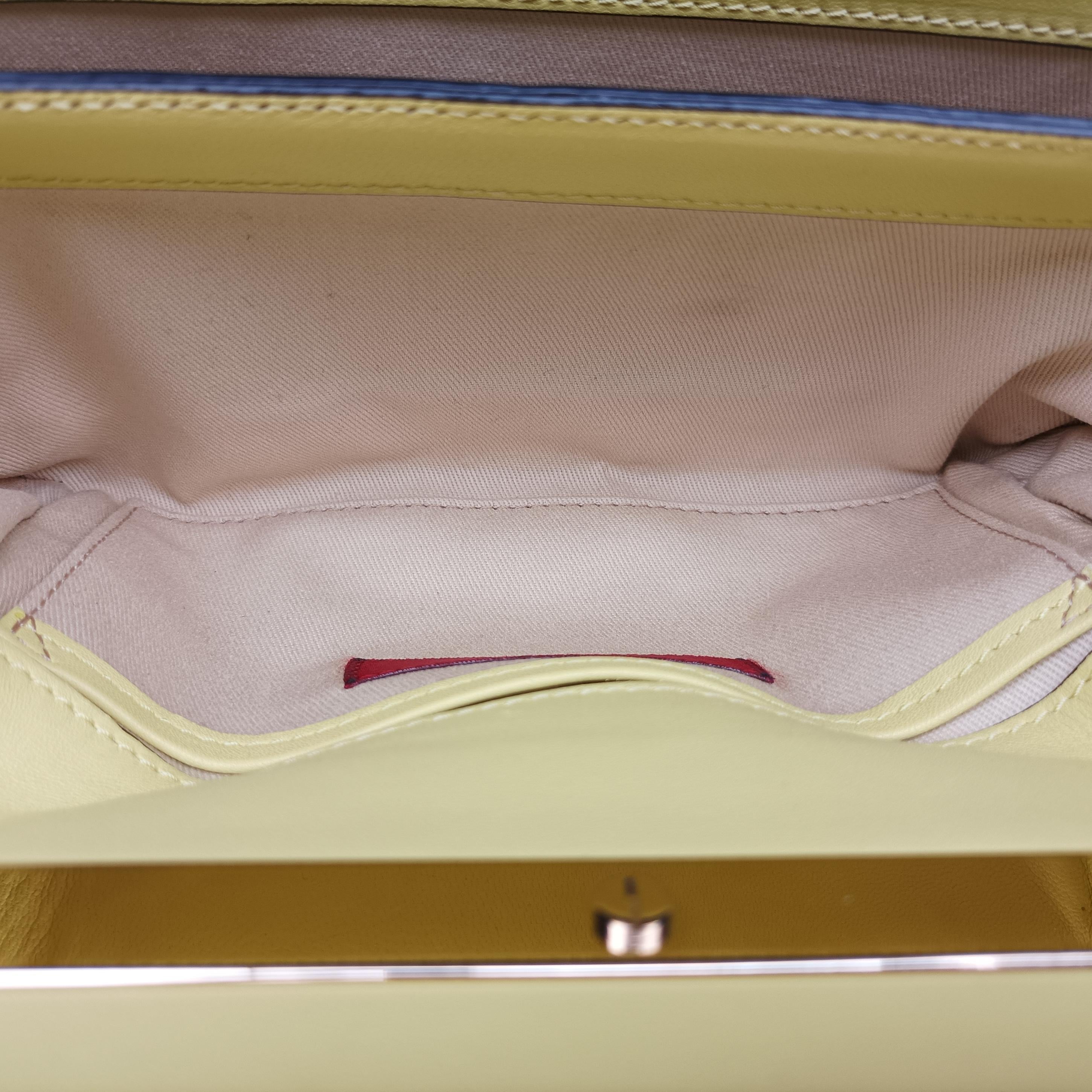 Bow Mini Flap Yellow Leather BGE208NG41ボウミニフラップ イエロー レザー BGE208NG41