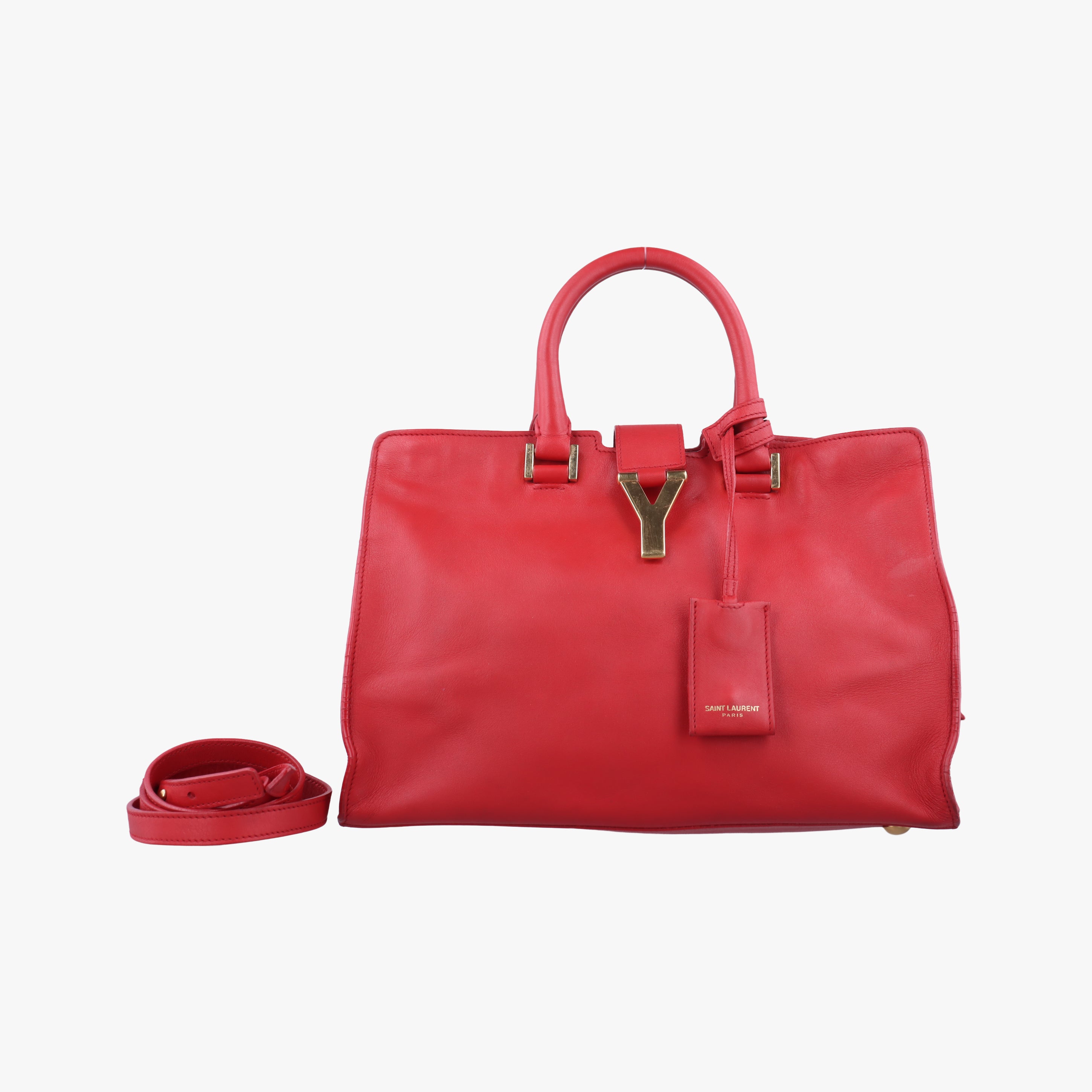 Y Ligne Petit Cabas Red Leather 311210 311210.520981Yライン プチカバス レッド レザー 311210 311210.520981