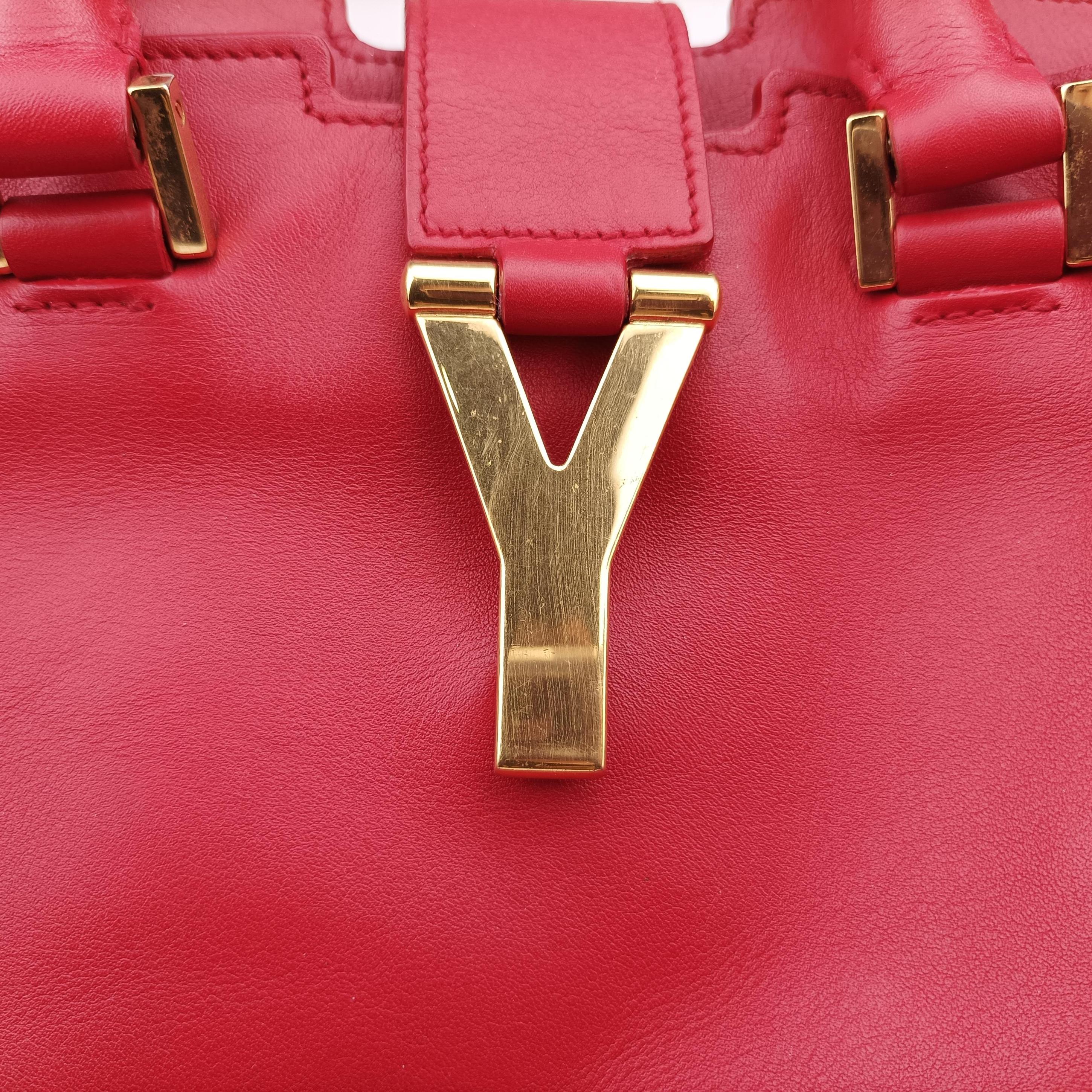 Y Ligne Petit Cabas Red Leather 311210 311210.520981Yライン プチカバス レッド レザー 311210 311210.520981