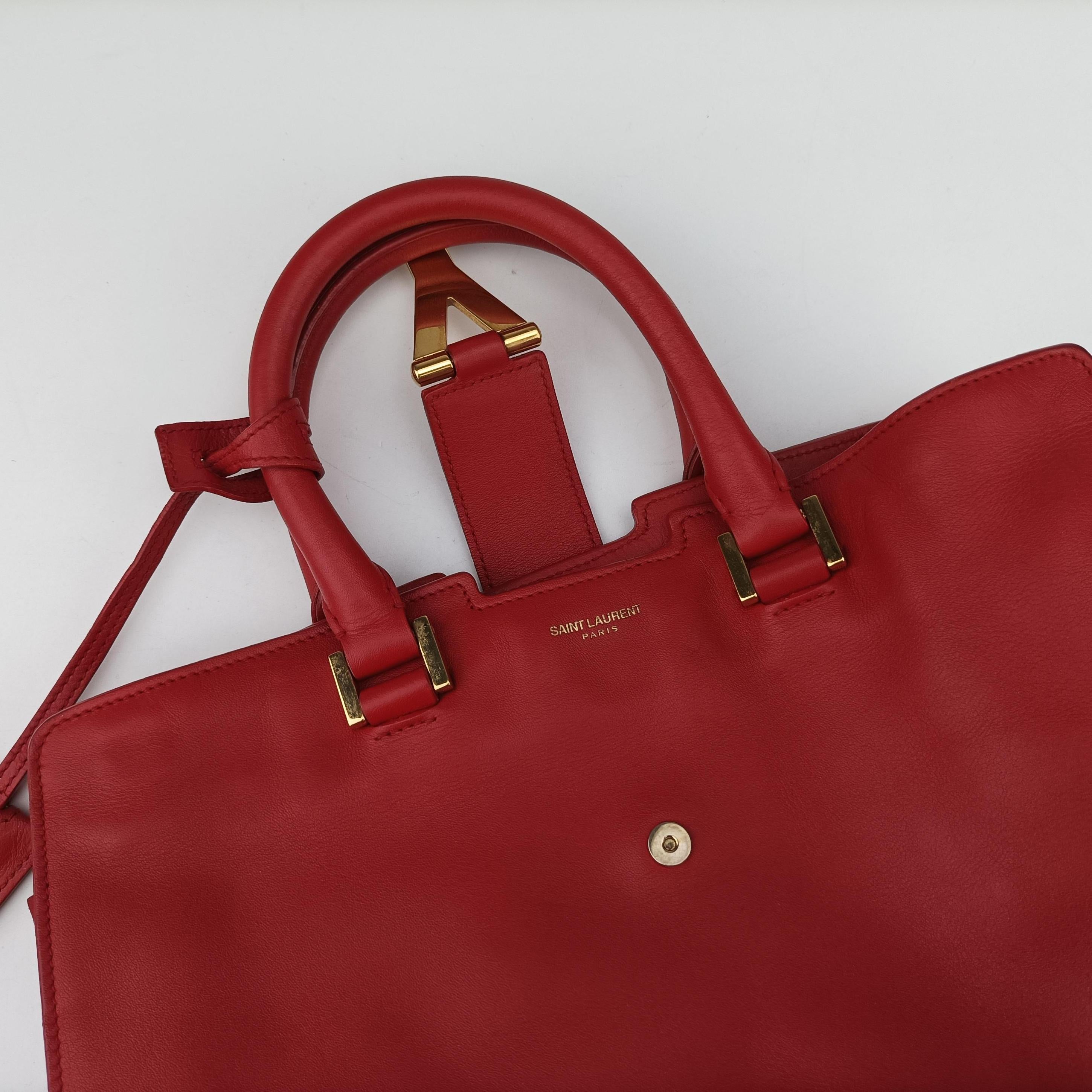 Y Ligne Petit Cabas Red Leather 311210 311210.520981Yライン プチカバス レッド レザー 311210 311210.520981