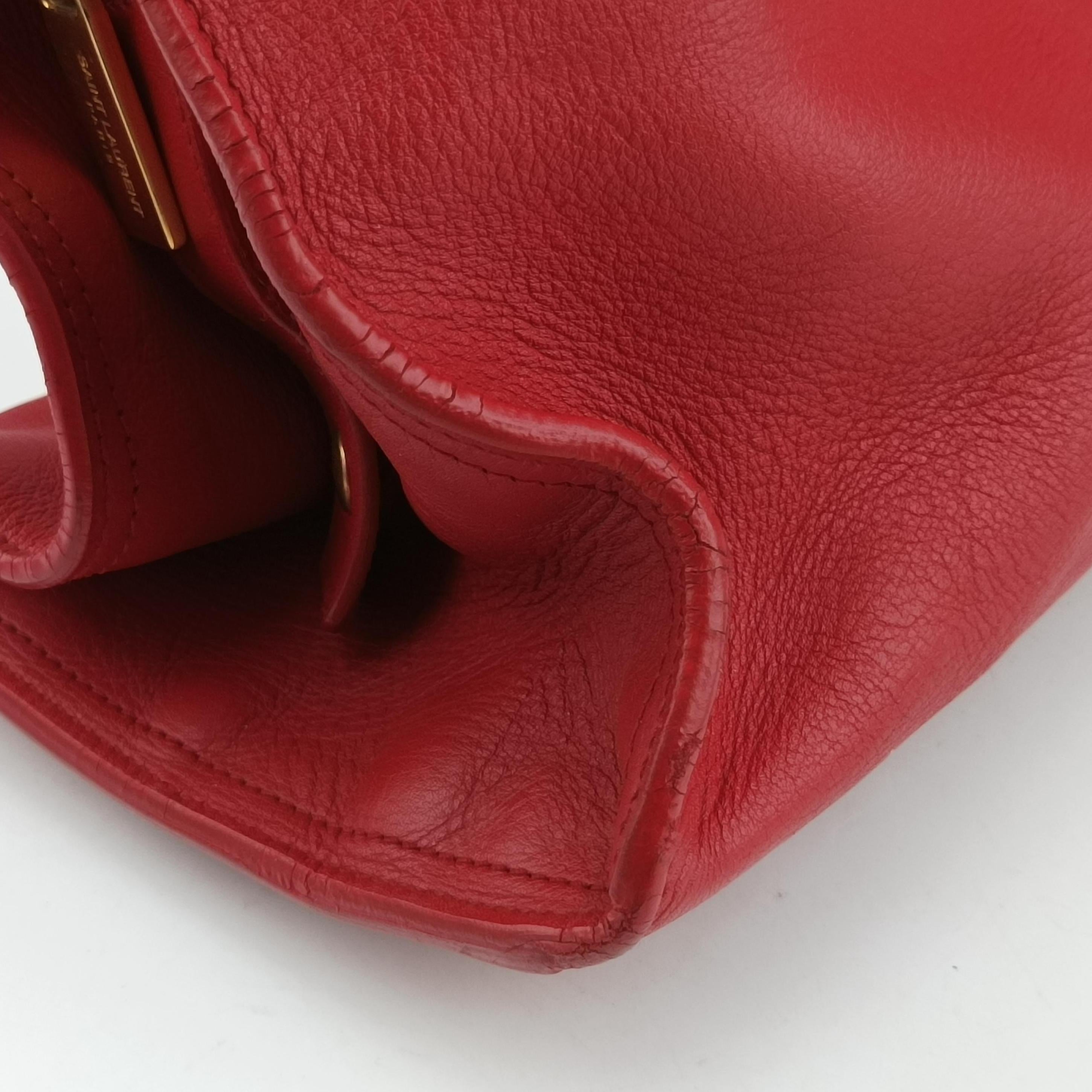 Y Ligne Petit Cabas Red Leather 311210 311210.520981Yライン プチカバス レッド レザー 311210 311210.520981