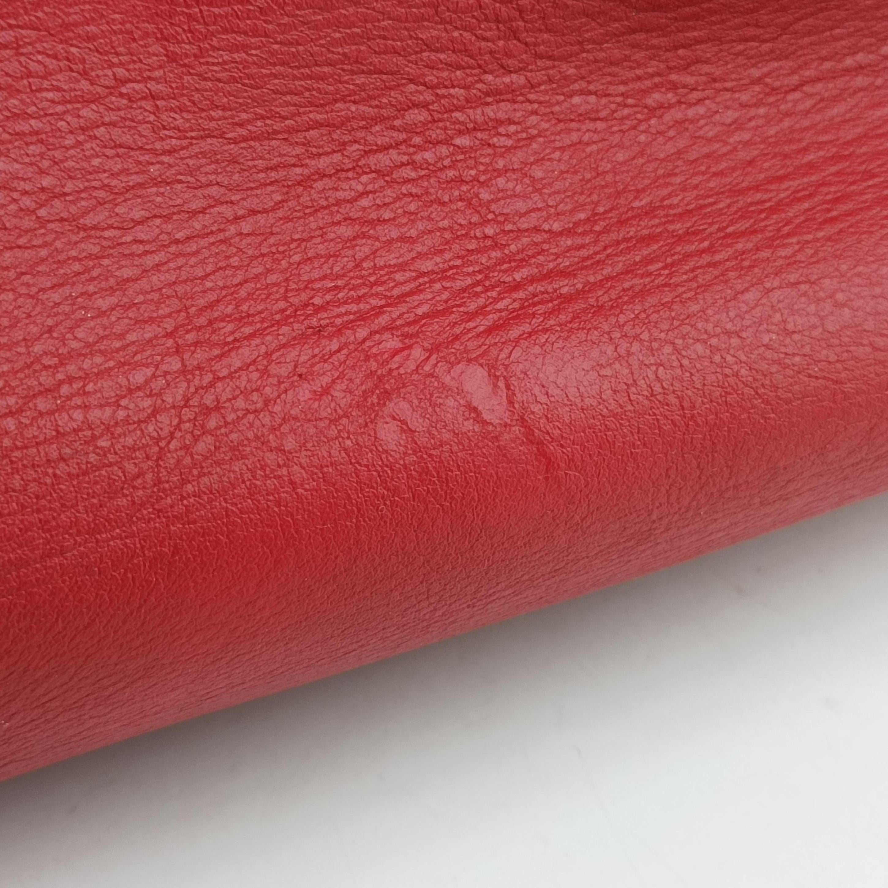 Y Ligne Petit Cabas Red Leather 311210 311210.520981Yライン プチカバス レッド レザー 311210 311210.520981