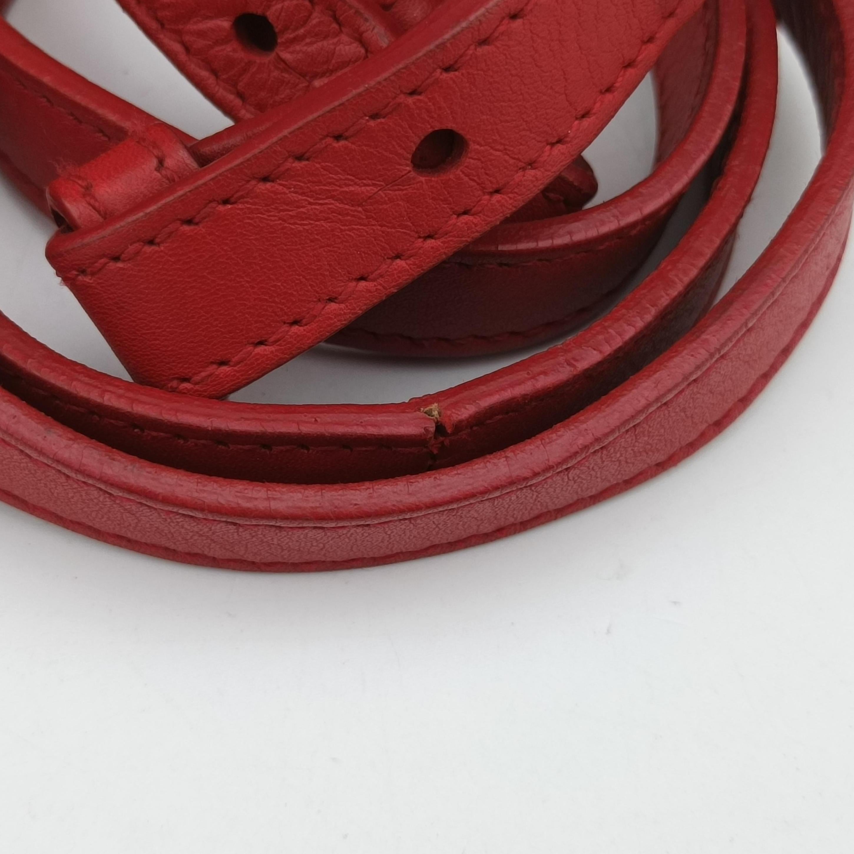 Y Ligne Petit Cabas Red Leather 311210 311210.520981Yライン プチカバス レッド レザー 311210 311210.520981