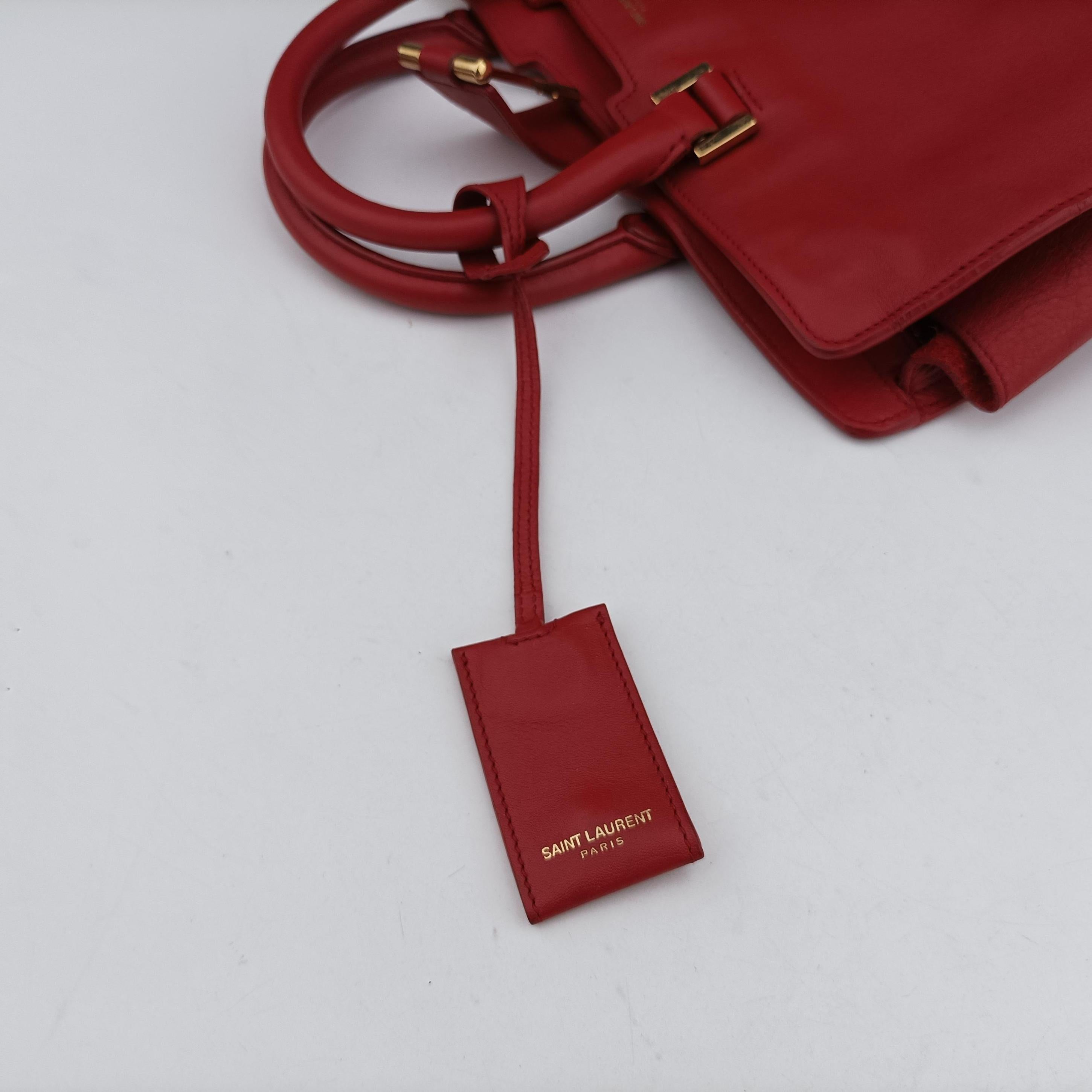 Y Ligne Petit Cabas Red Leather 311210 311210.520981Yライン プチカバス レッド レザー 311210 311210.520981
