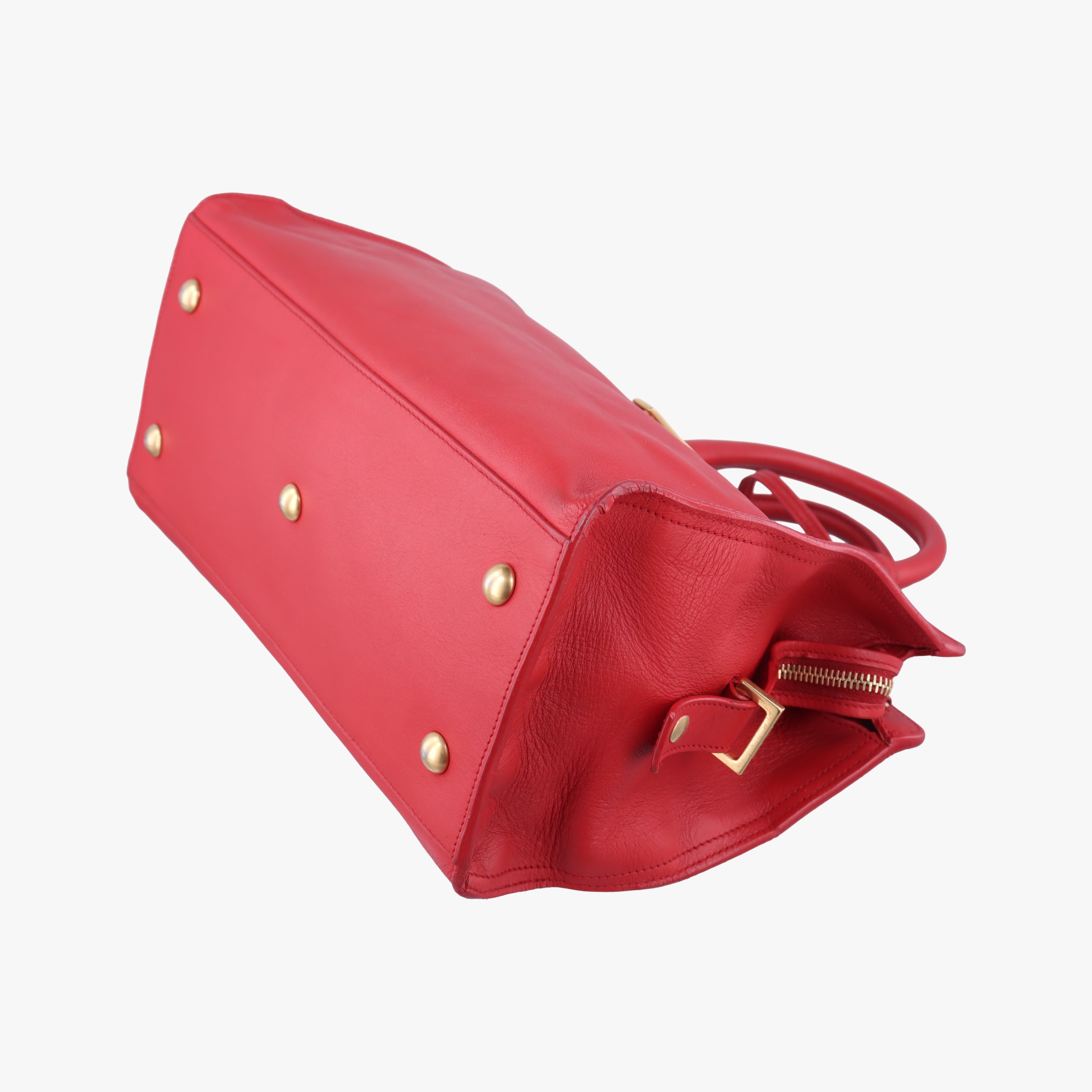 Y Ligne Petit Cabas Red Leather 311210 311210.520981Yライン プチカバス レッド レザー 311210 311210.520981