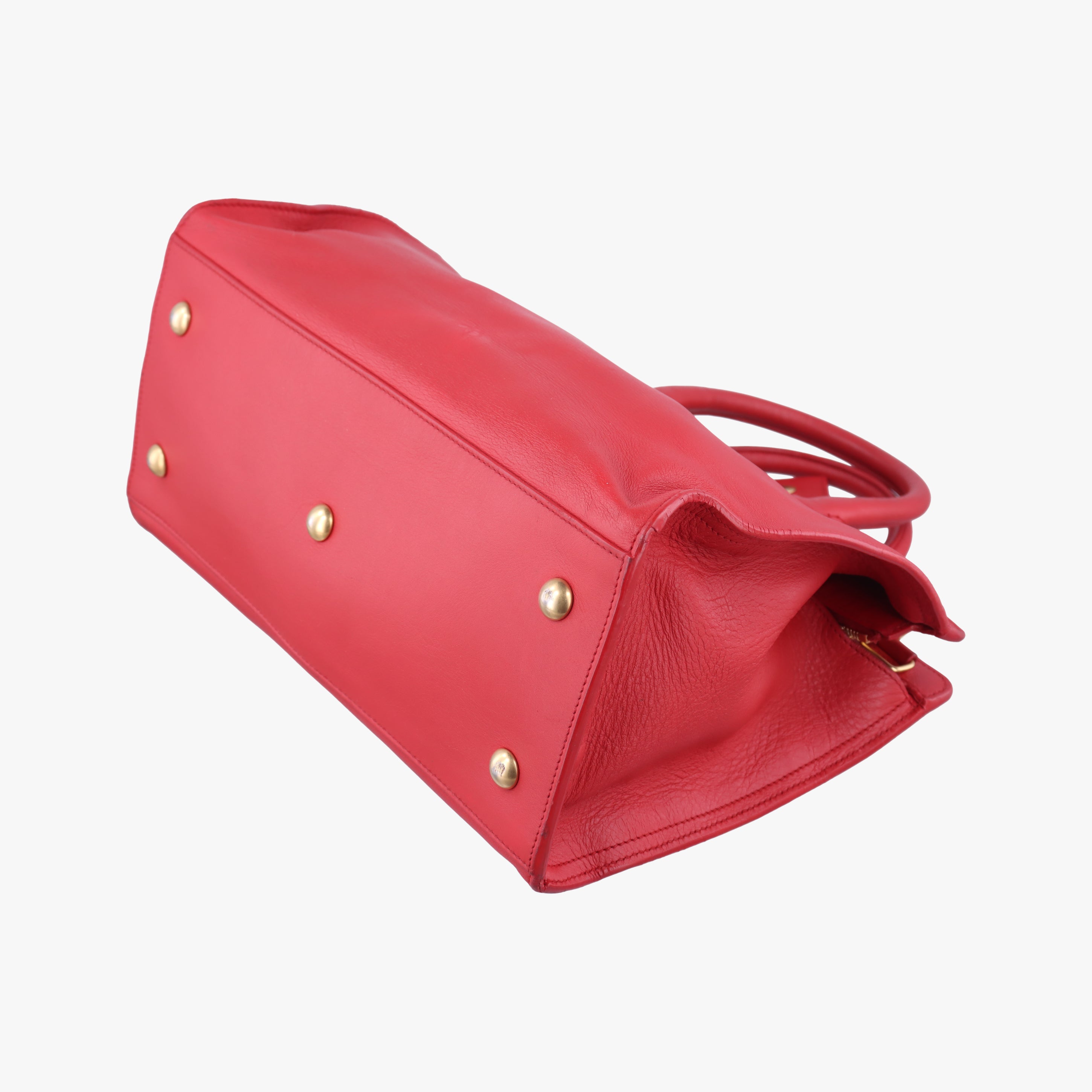 Y Ligne Petit Cabas Red Leather 311210 311210.520981Yライン プチカバス レッド レザー 311210 311210.520981