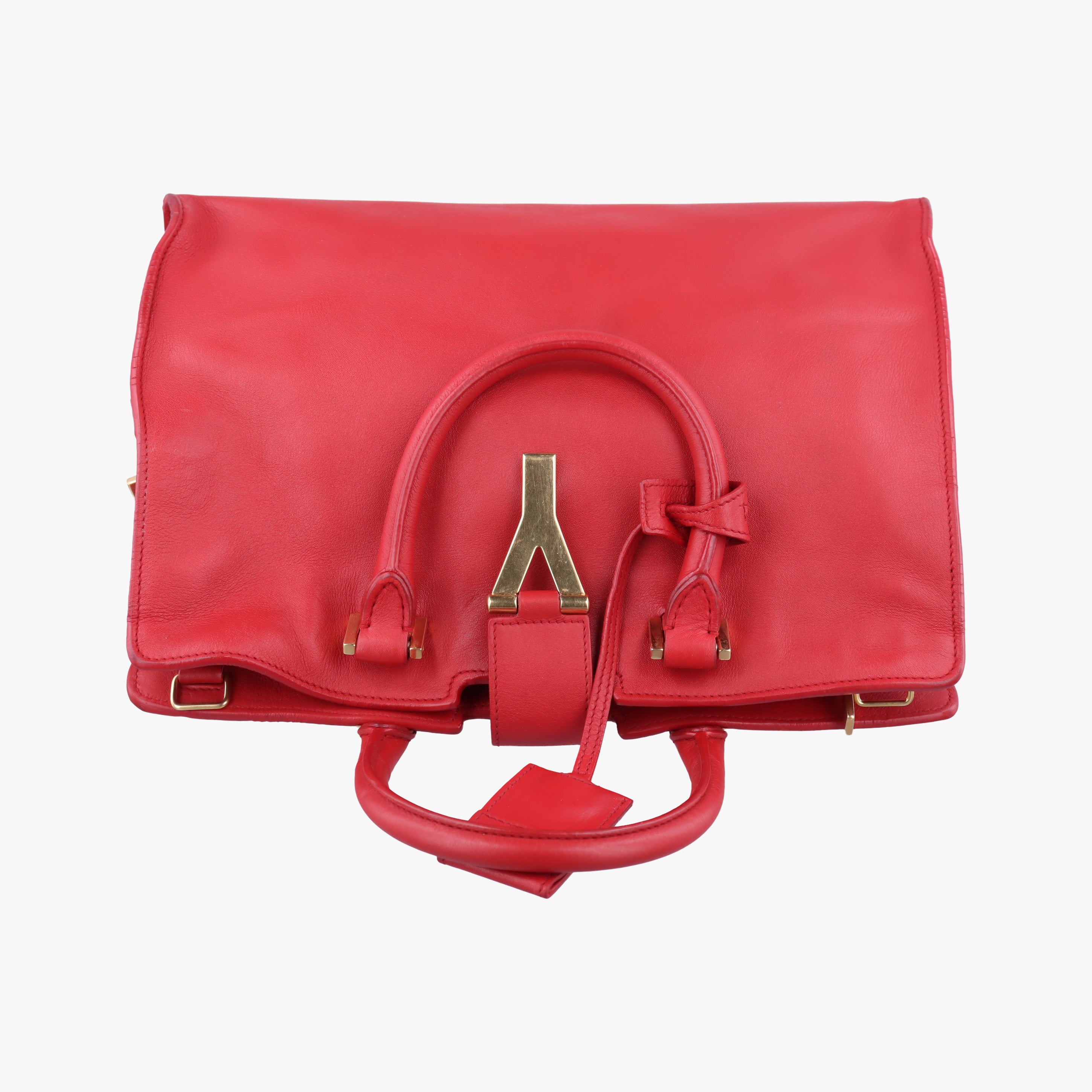 Y Ligne Petit Cabas Red Leather 311210 311210.520981Yライン プチカバス レッド レザー 311210 311210.520981