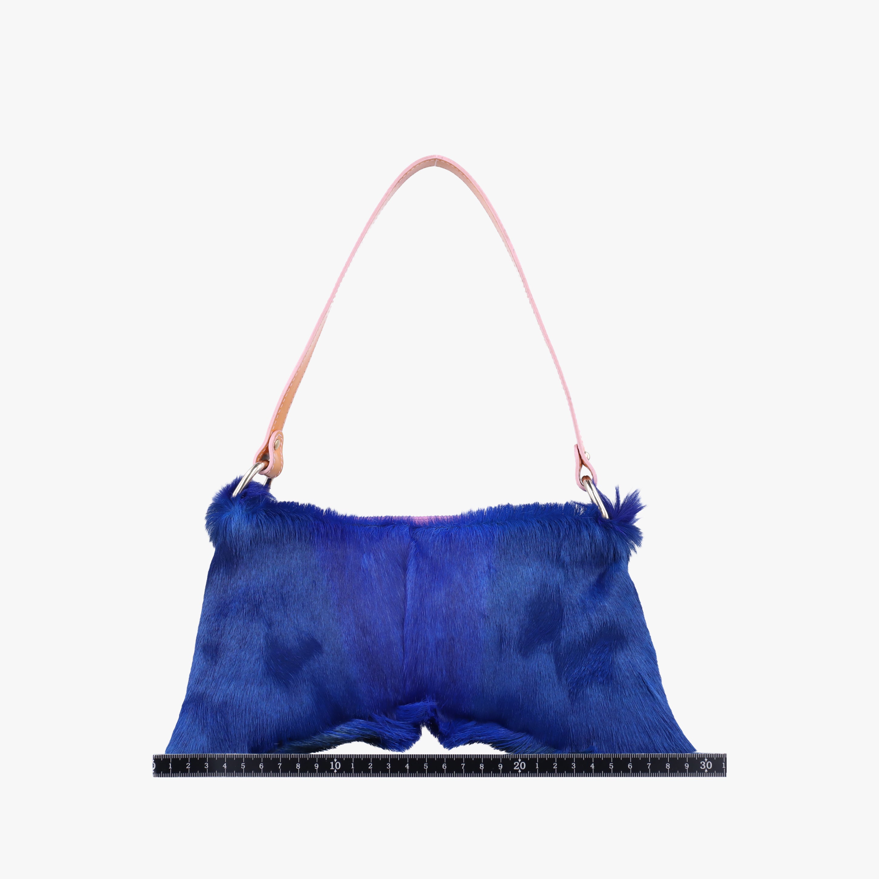 Springbok Bag Cape Town Blue ponyhair 8BR408 2241-8BR408-LAZ-048スプリングボックバッグ ケープタウン ブルー ハラコ 8BR408 2241-8BR408-LAZ-048