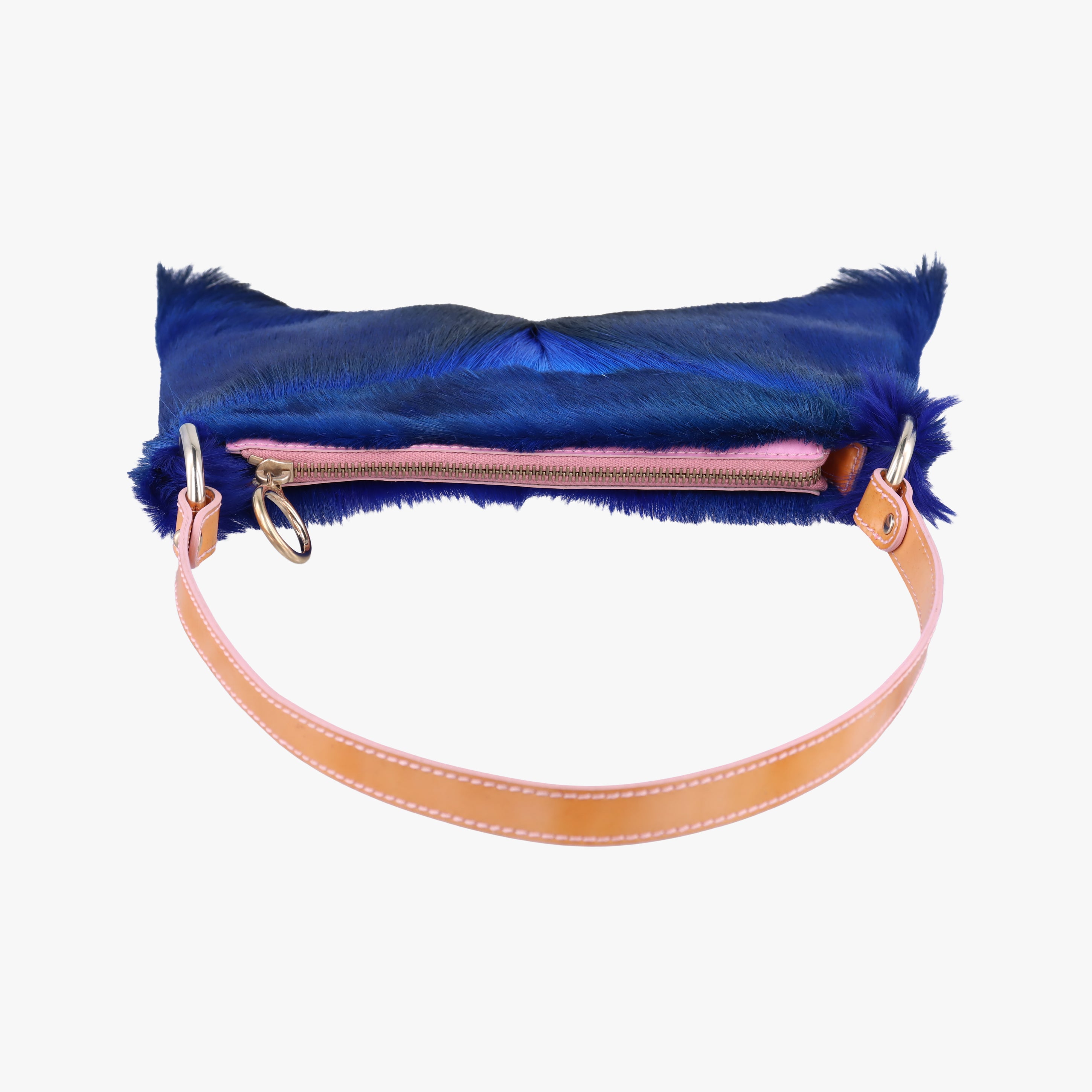 Springbok Bag Cape Town Blue ponyhair 8BR408 2241-8BR408-LAZ-048スプリングボックバッグ ケープタウン ブルー ハラコ 8BR408 2241-8BR408-LAZ-048