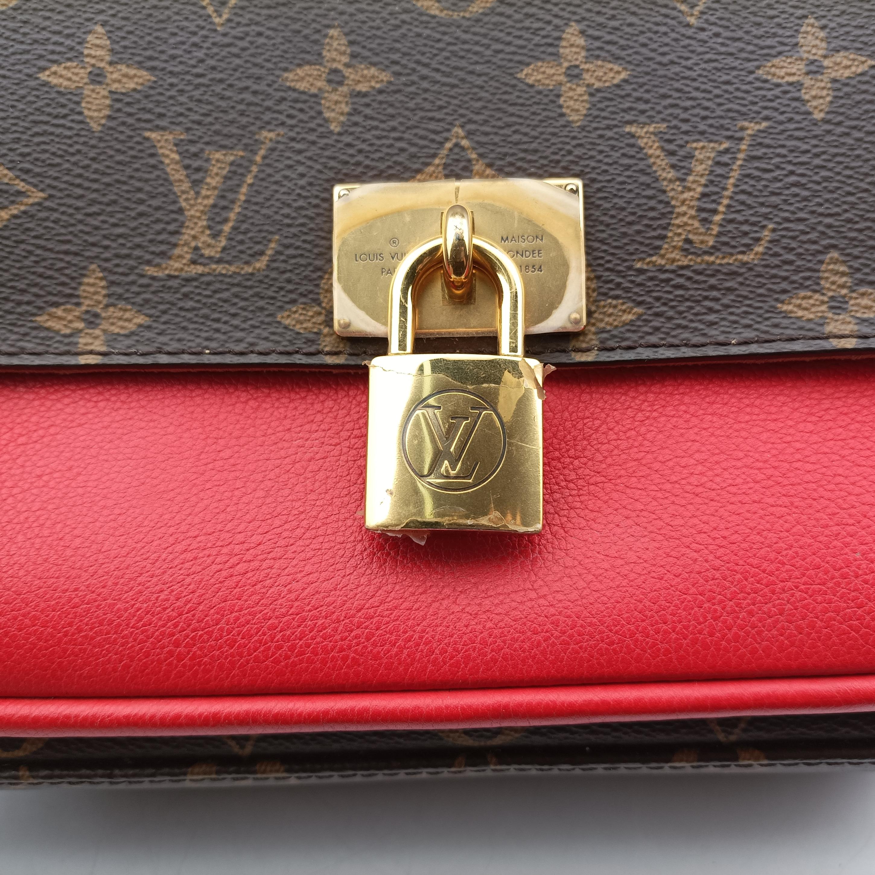 MARIGNAN brown×COQUELICOT Monogram Canvas×calf leather M44286 AR5128マリニャン モノグラム/ブラウン×コクリコ モノグラムキャンバス×カーフレザー M44286 AR5128