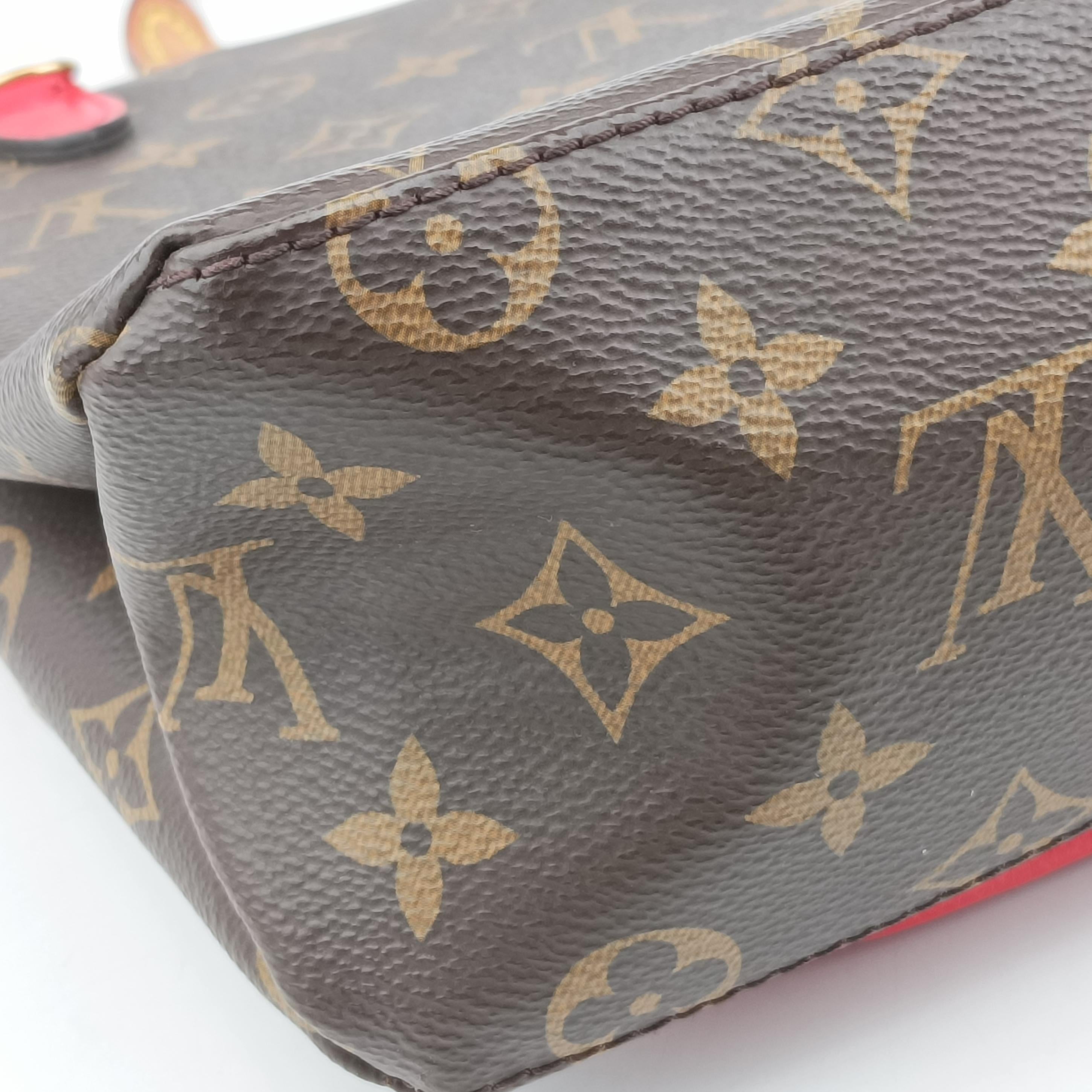 MARIGNAN brown×COQUELICOT Monogram Canvas×calf leather M44286 AR5128マリニャン モノグラム/ブラウン×コクリコ モノグラムキャンバス×カーフレザー M44286 AR5128