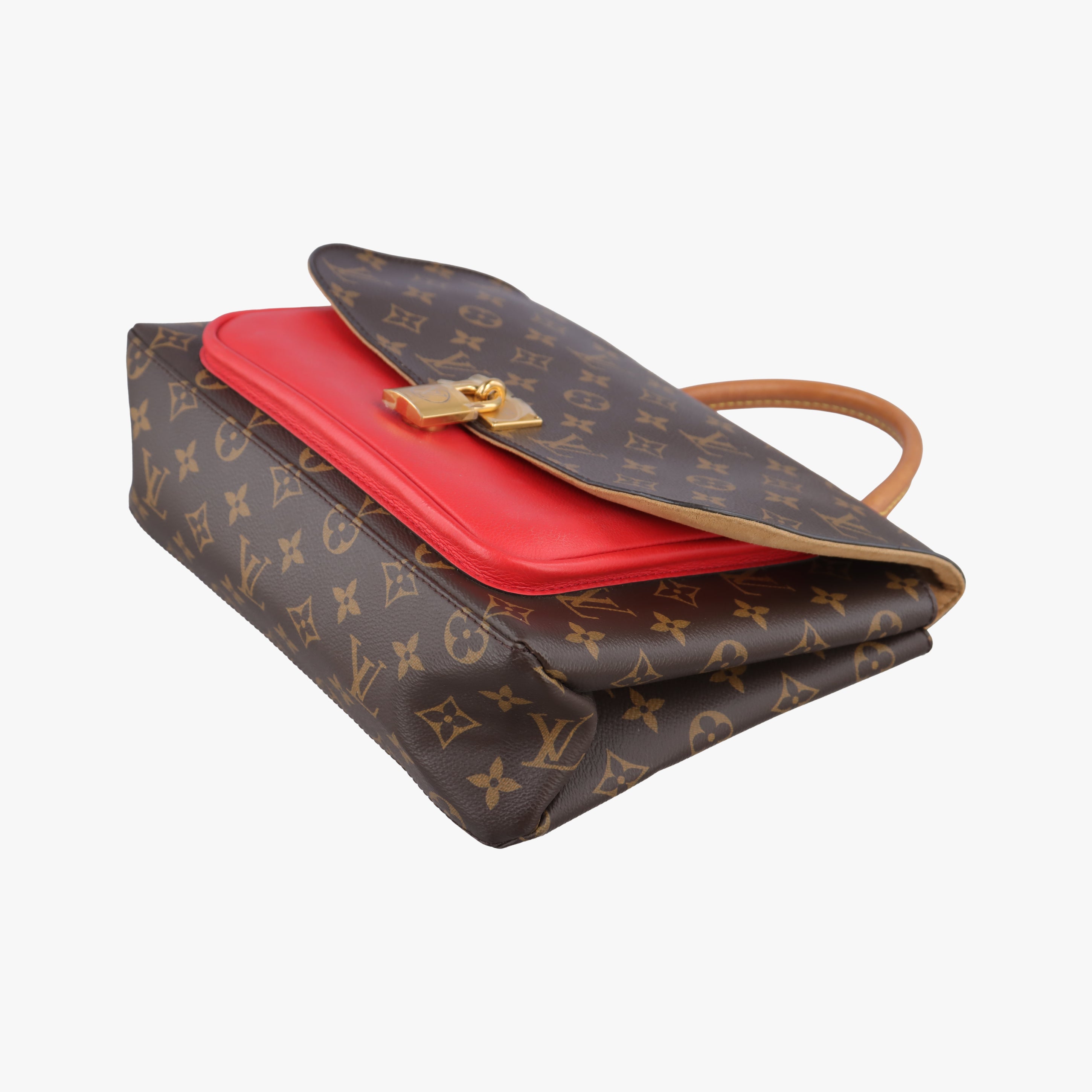 MARIGNAN brown×COQUELICOT Monogram Canvas×calf leather M44286 AR5128マリニャン モノグラム/ブラウン×コクリコ モノグラムキャンバス×カーフレザー M44286 AR5128