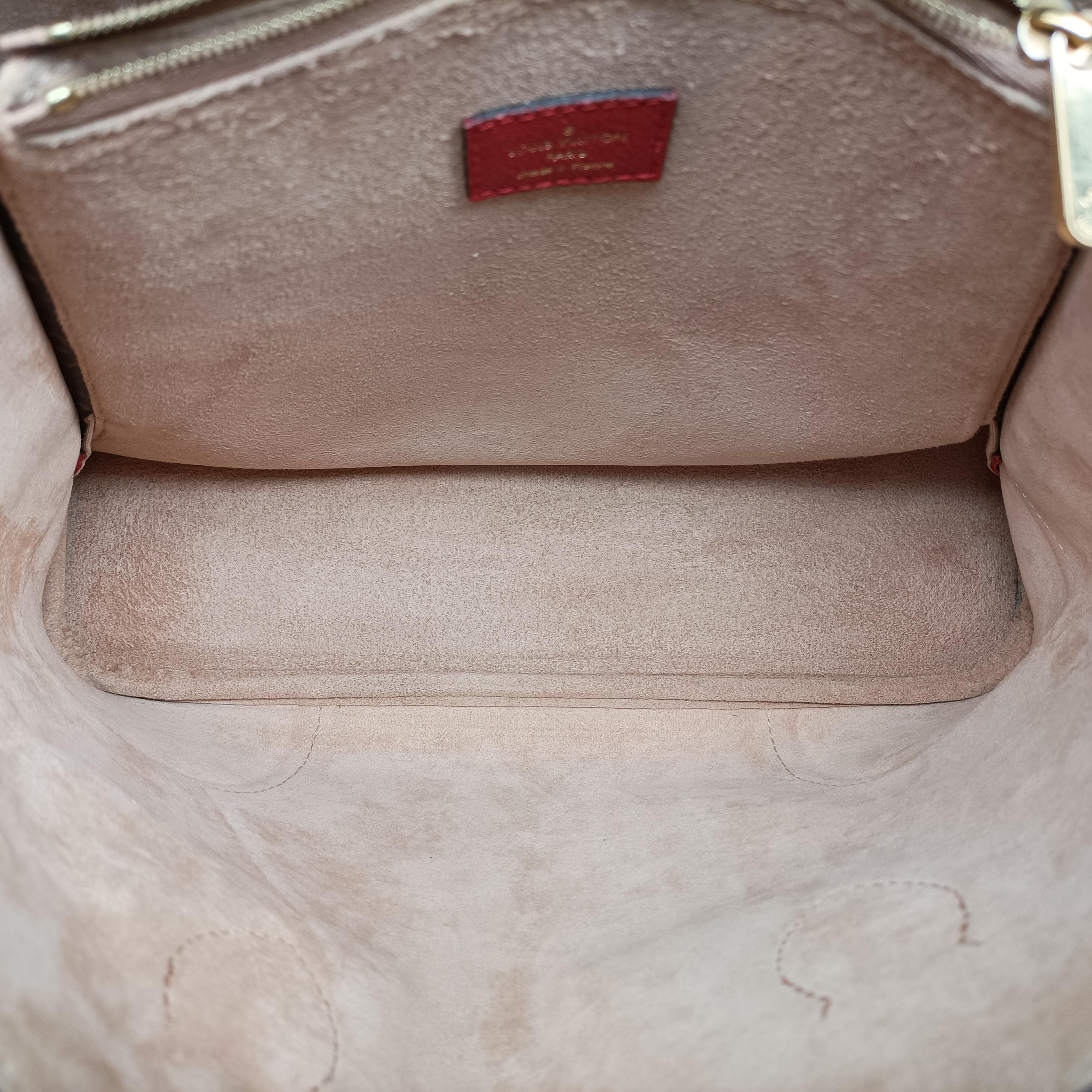 FLANDRIN Brown×CERISE Monogram Canvas×calf leather M41596 DU2177フランドリン モノグラム/ブラウン×スリーズ モノグラムキャンバス×カーフレザー M41596 DU2177