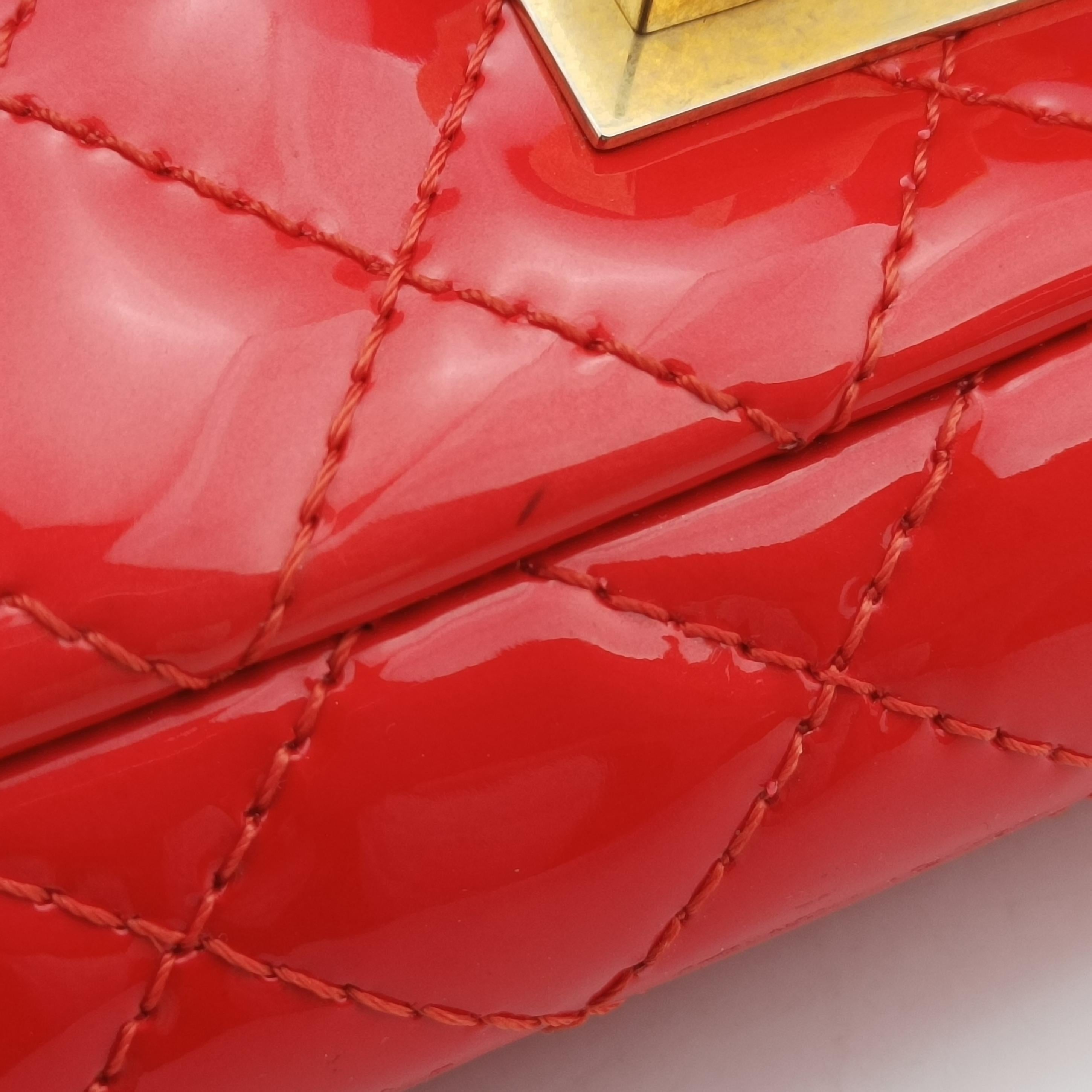 2.55 Matelasse Red Patent A38198 120104842.55 マトラッセ レッド パテント A38198 12010484