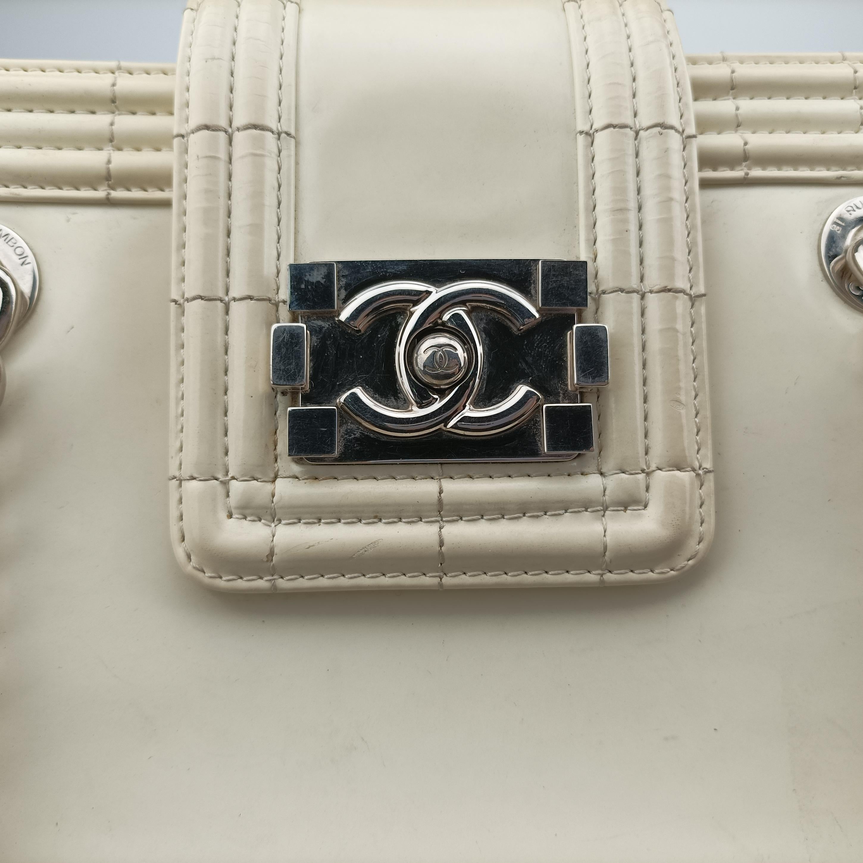 Jetsetter Boy Shopping Tote White Patent A67020 16196747ジェットセッター ボーイ ショッピング トート ホワイト パテント A67020 16196747