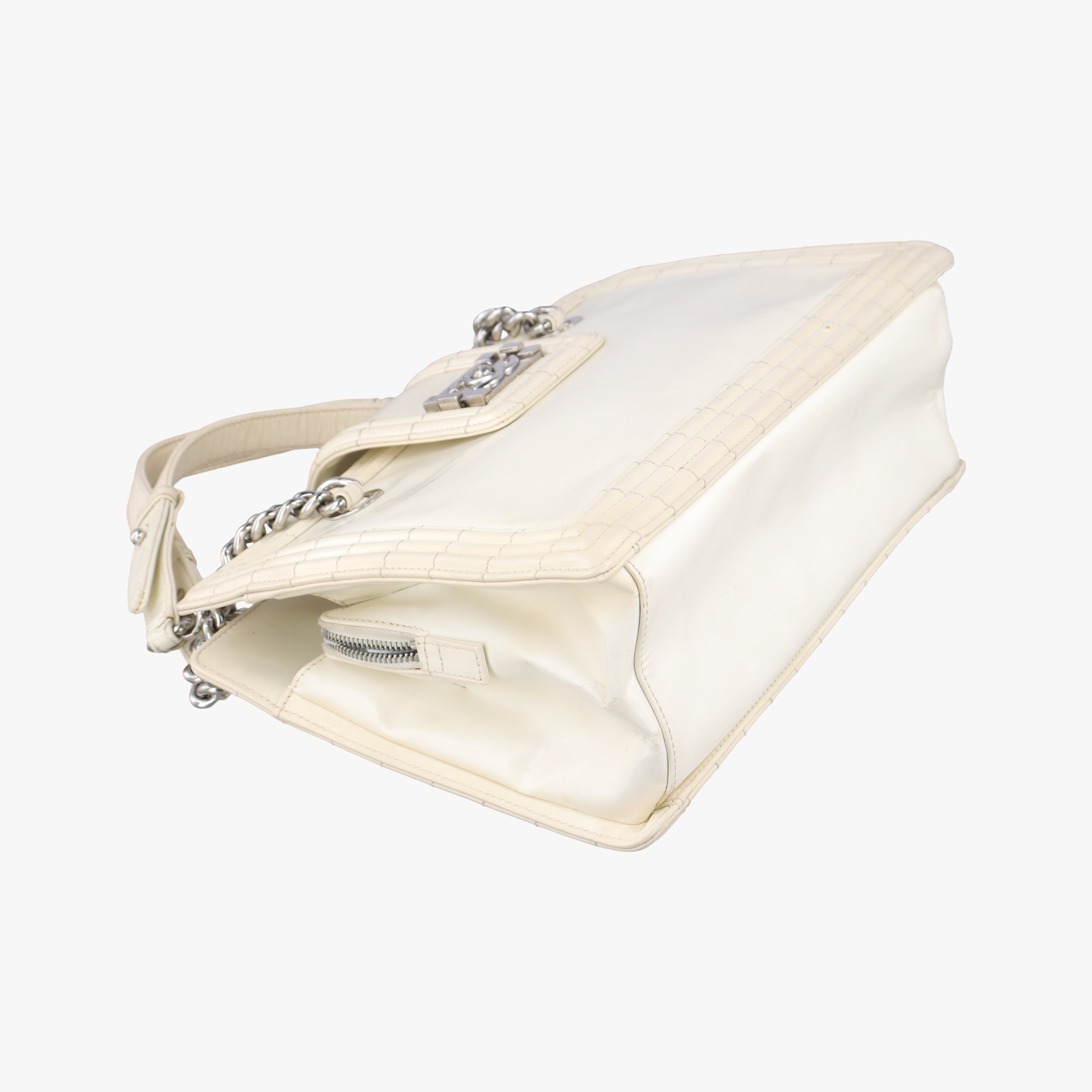 Jetsetter Boy Shopping Tote White Patent A67020 16196747ジェットセッター ボーイ ショッピング トート ホワイト パテント A67020 16196747