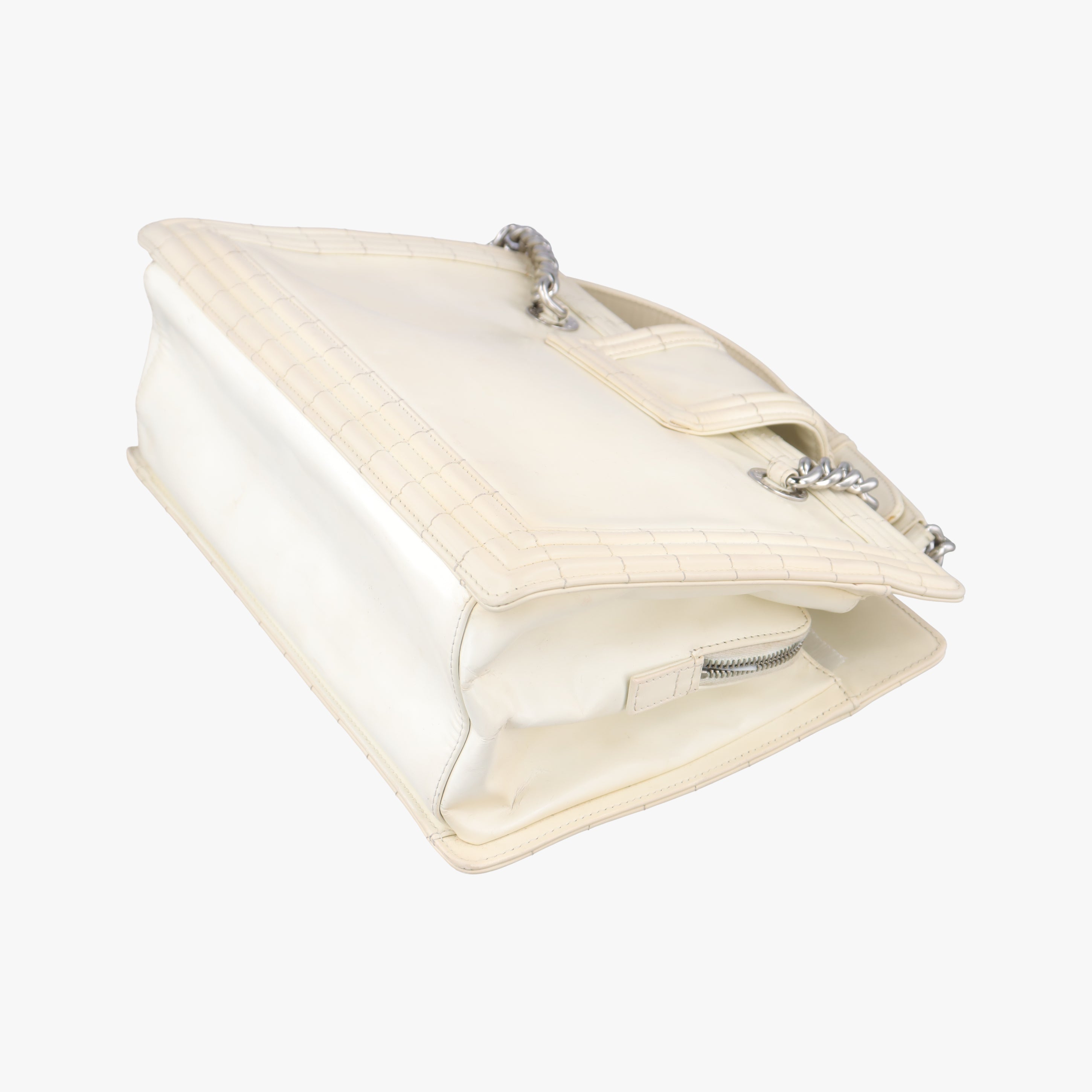 Jetsetter Boy Shopping Tote White Patent A67020 16196747ジェットセッター ボーイ ショッピング トート ホワイト パテント A67020 16196747