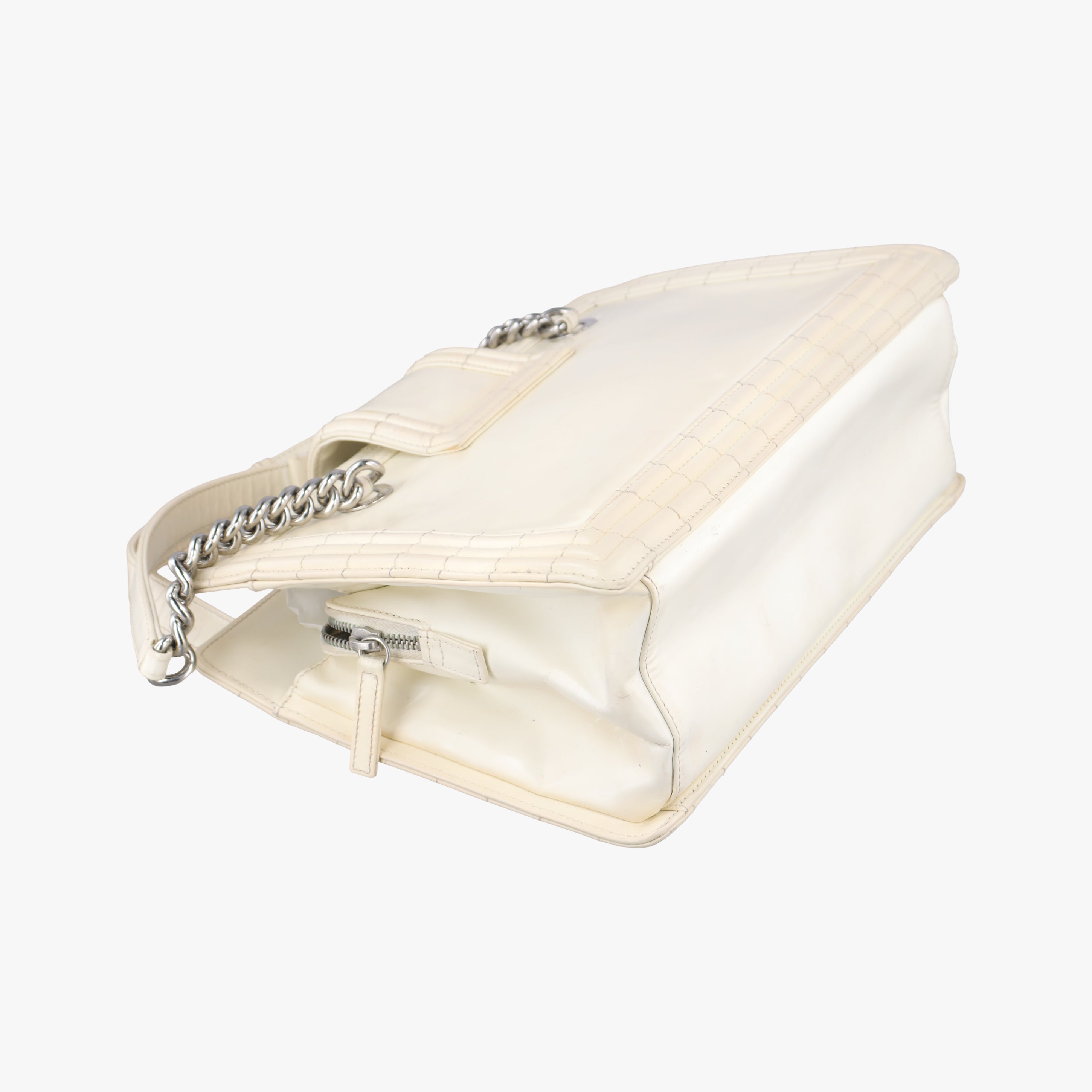 Jetsetter Boy Shopping Tote White Patent A67020 16196747ジェットセッター ボーイ ショッピング トート ホワイト パテント A67020 16196747