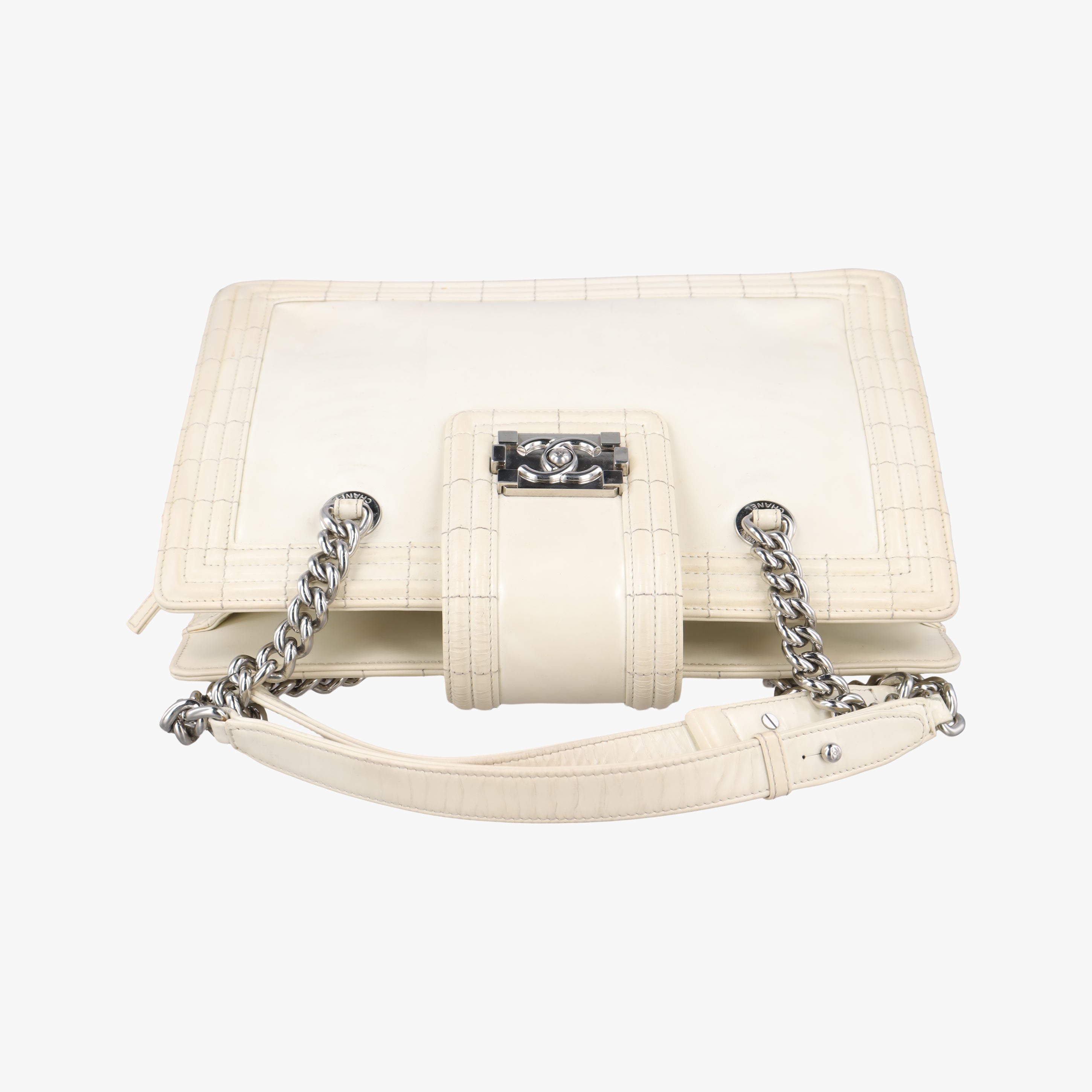 Jetsetter Boy Shopping Tote White Patent A67020 16196747ジェットセッター ボーイ ショッピング トート ホワイト パテント A67020 16196747